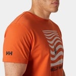 Helly Hansen Shorline 3.0  Erkek Turuncu T-shirt