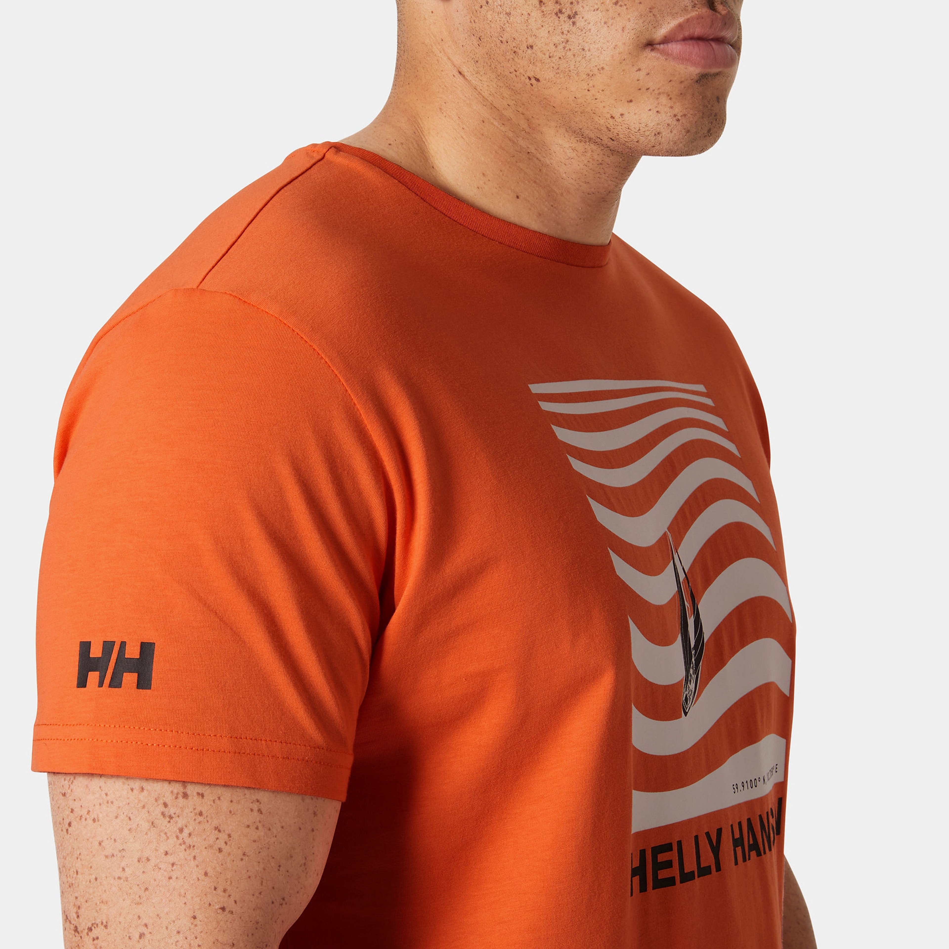Helly Hansen Shorline 3.0 Erkek Turuncu T-shirt