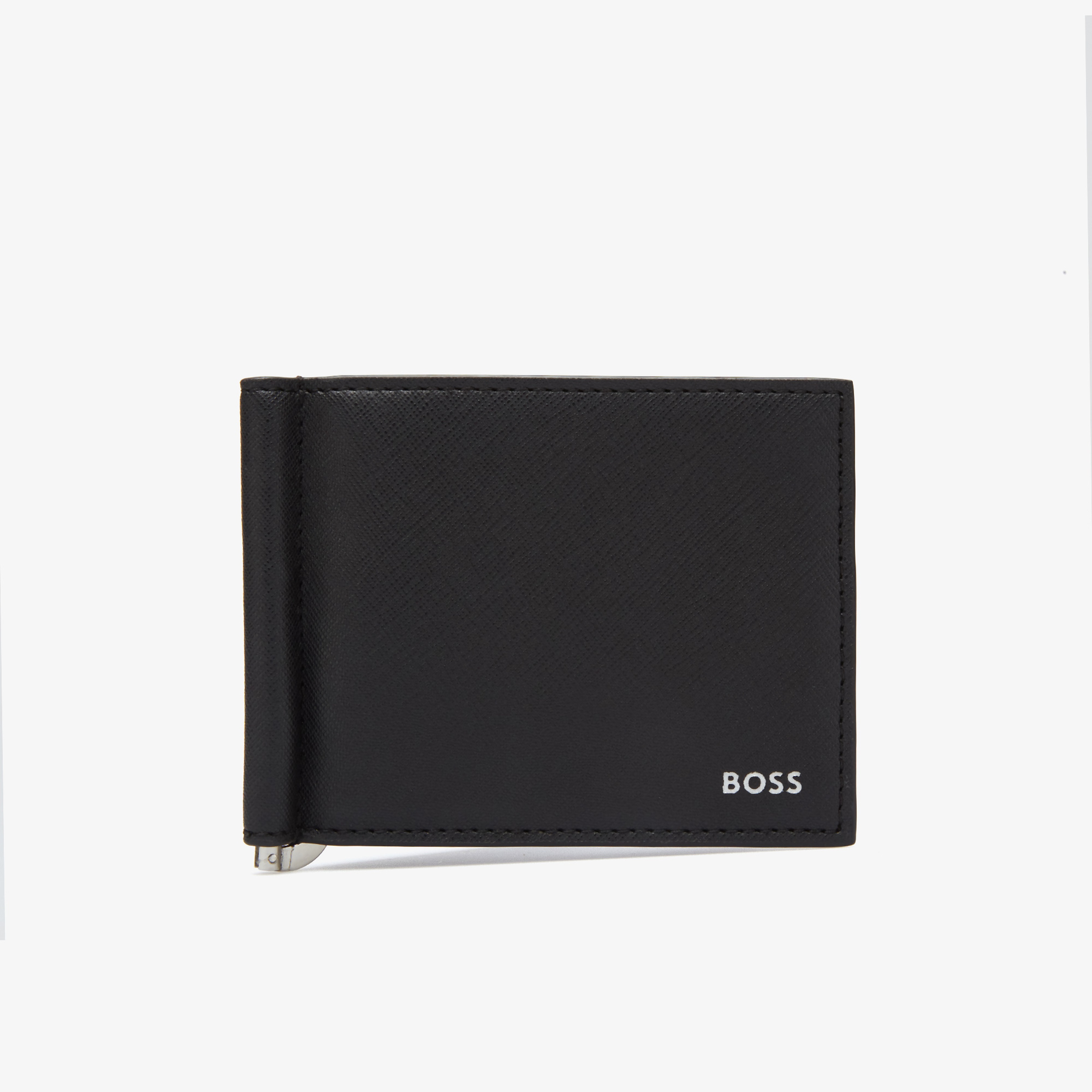 Boss Zair Bifold Clip Erkek Siyah Kartlık