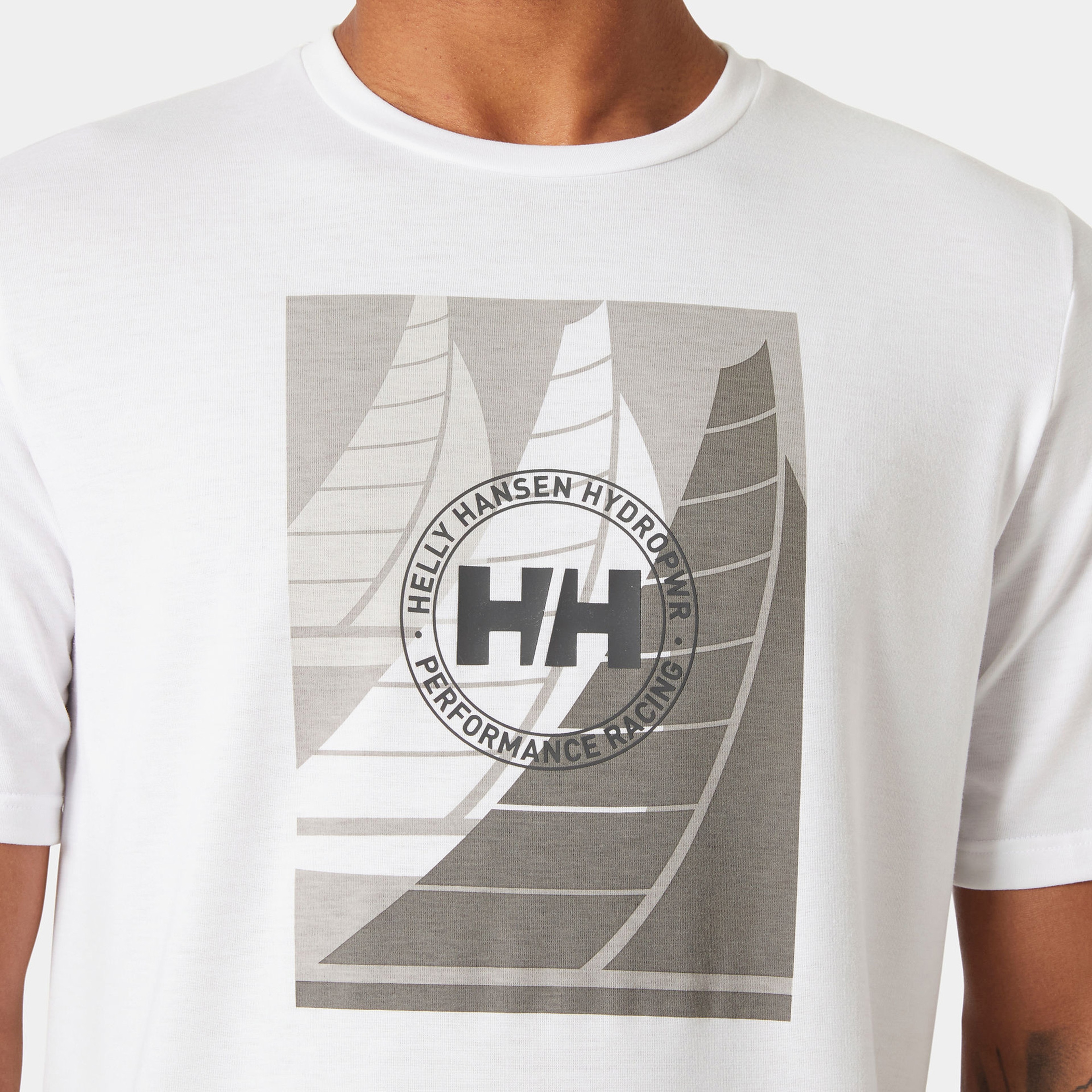 Helly Hansen Hp Race Erkek Beyaz T-shirt