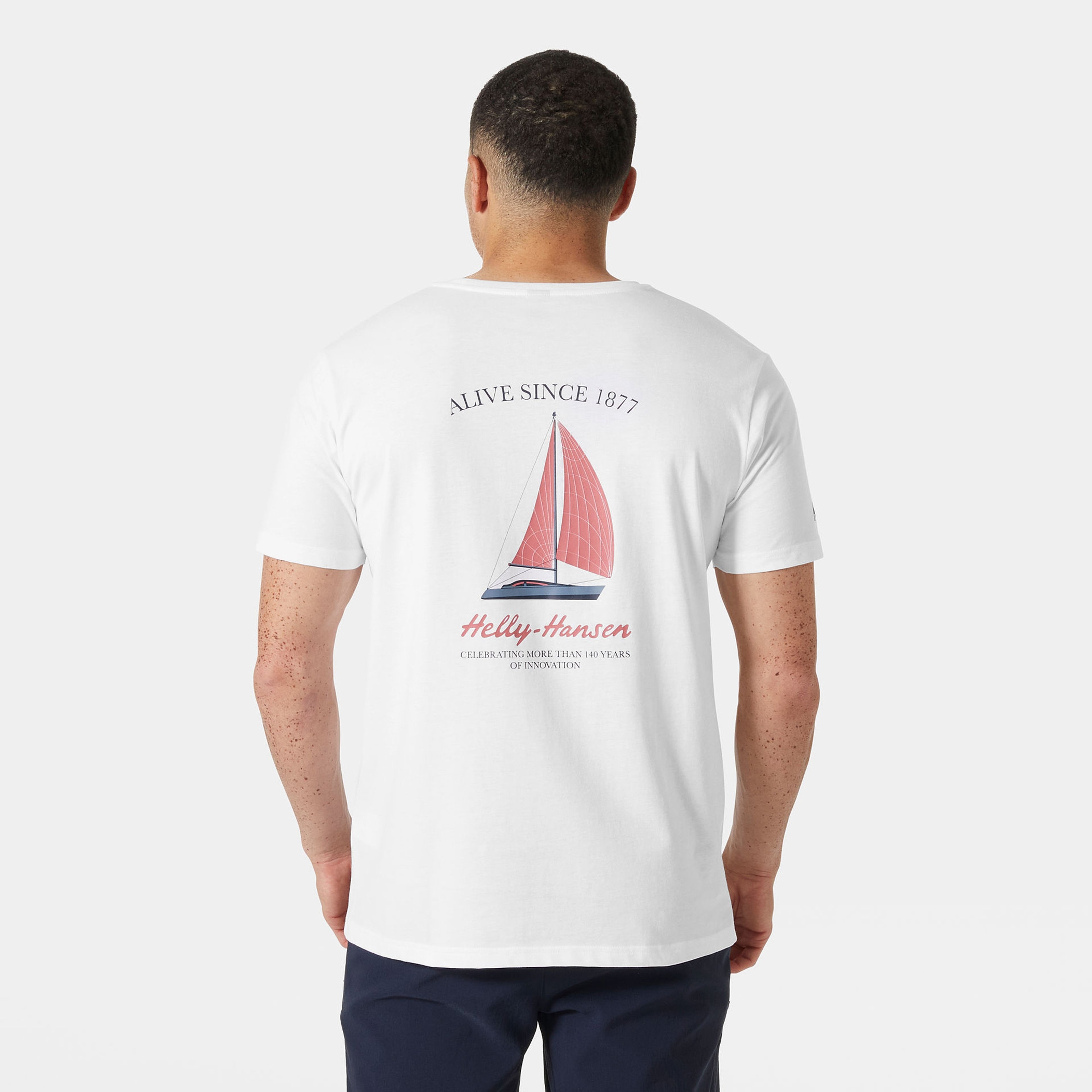 Helly Hansen Shorline 3.0 Erkek Beyaz T-shirt