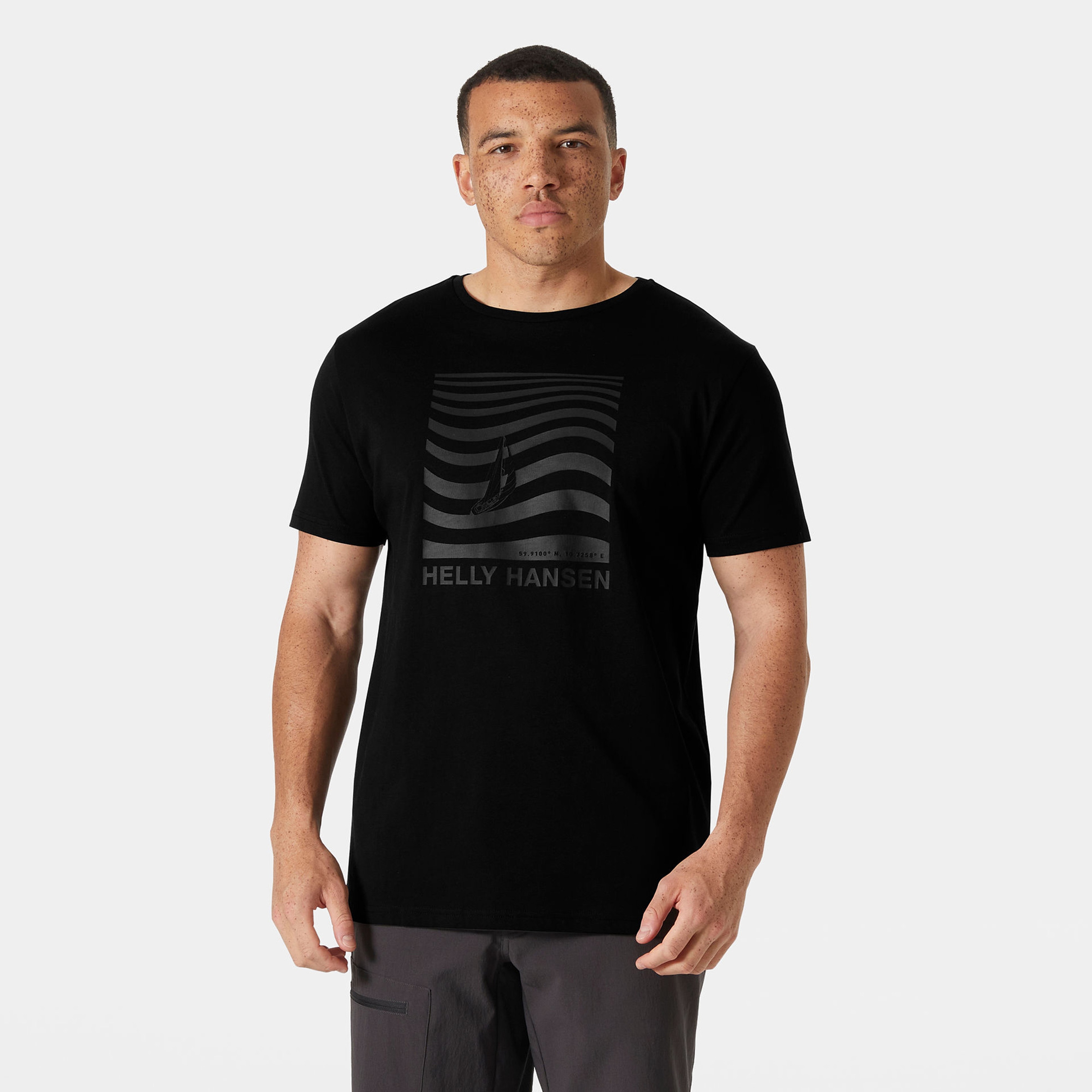 Helly Hansen Shorline 3.0 Erkek Siyah T-shirt