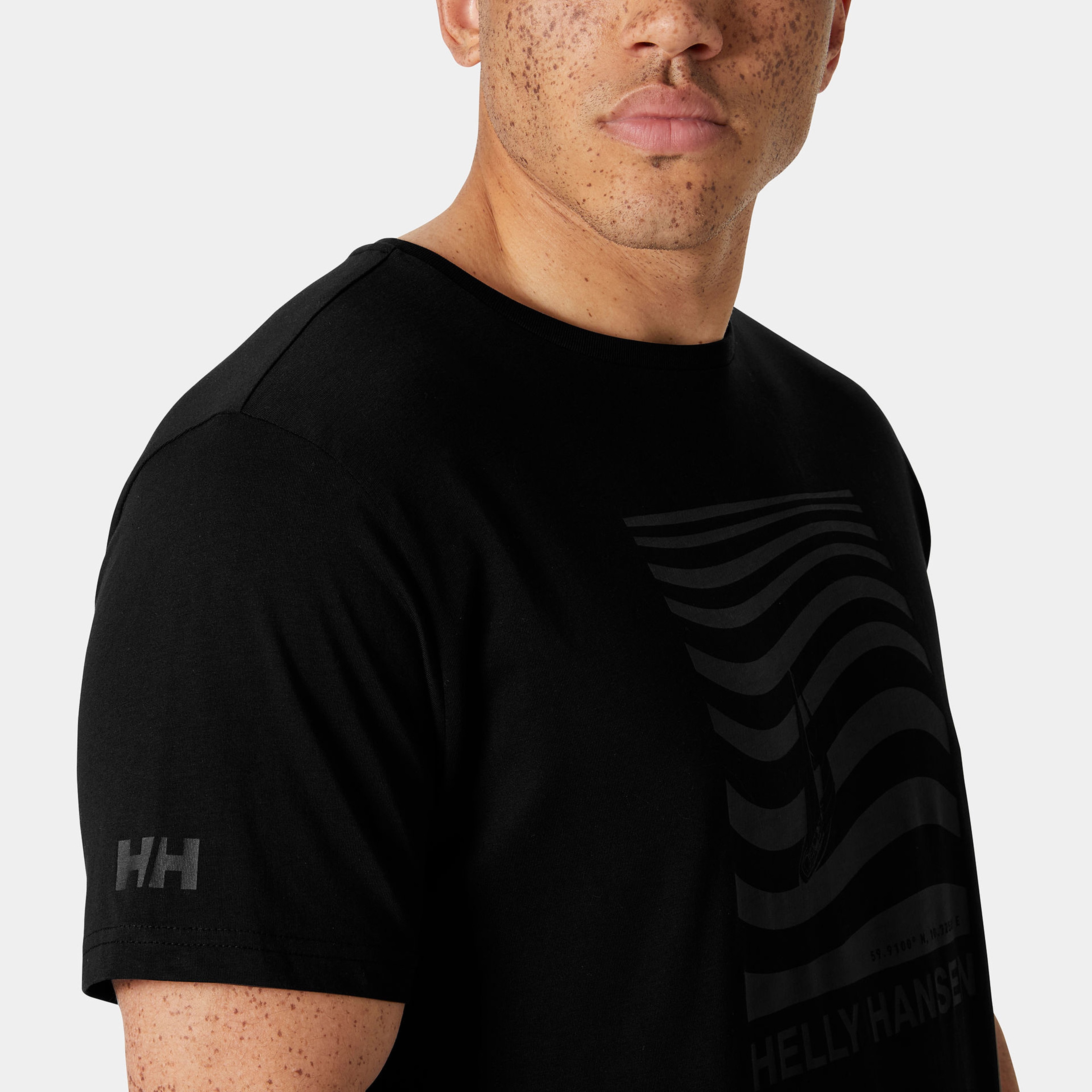 Helly Hansen Shorline 3.0 Erkek Siyah T-shirt