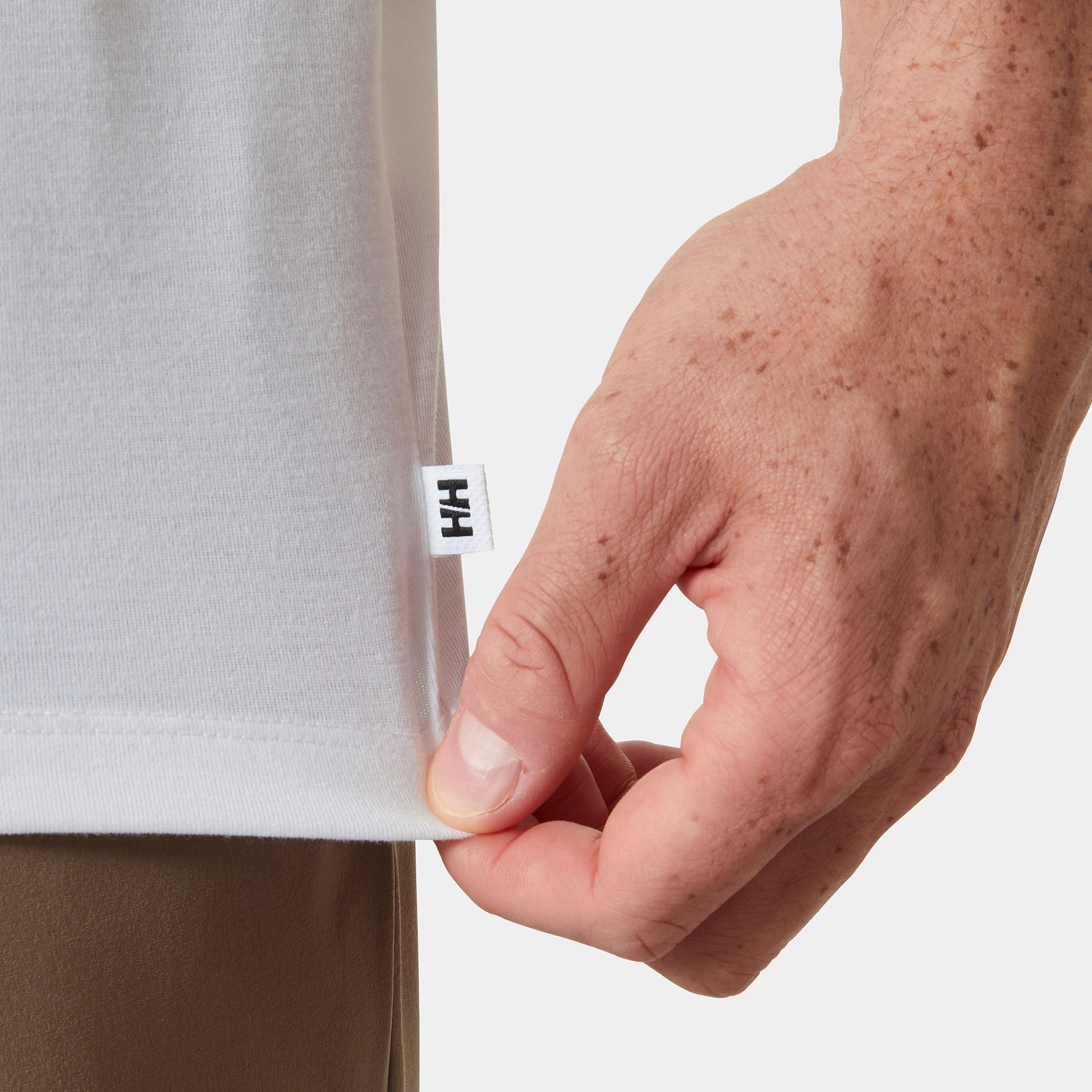 Helly Hansen Skog Recycled Graphic Erkek Beyaz T-shirt