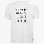 Helly Hansen Skog Recycled Graphic Erkek Beyaz T-shirt