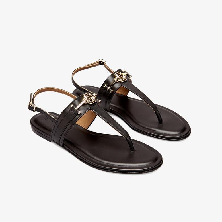 Boss Emberlyn Thng10 Kadın Siyah Sandalet