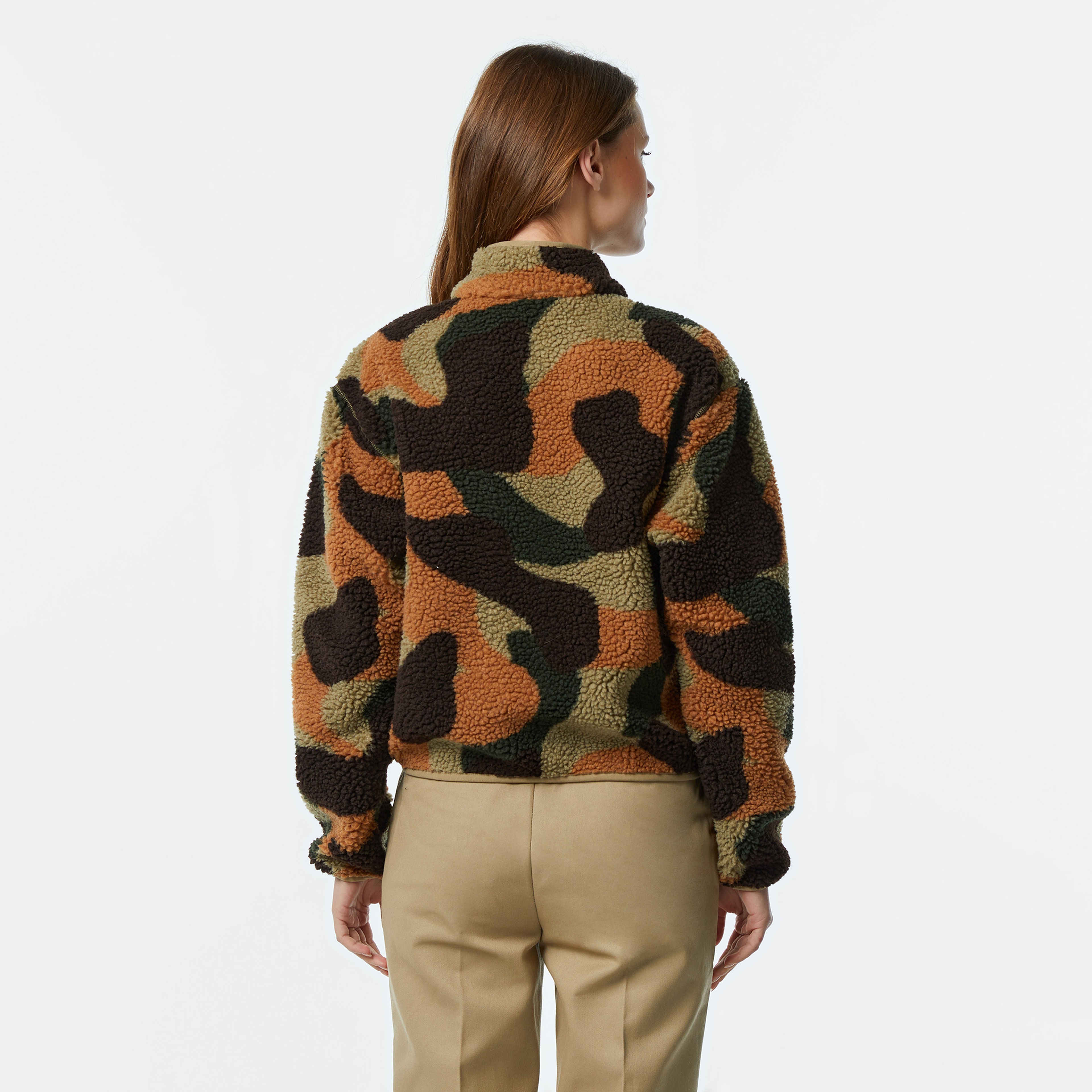 Dickies Mount Hope Camo Kadın Yeşil Sweatshirt