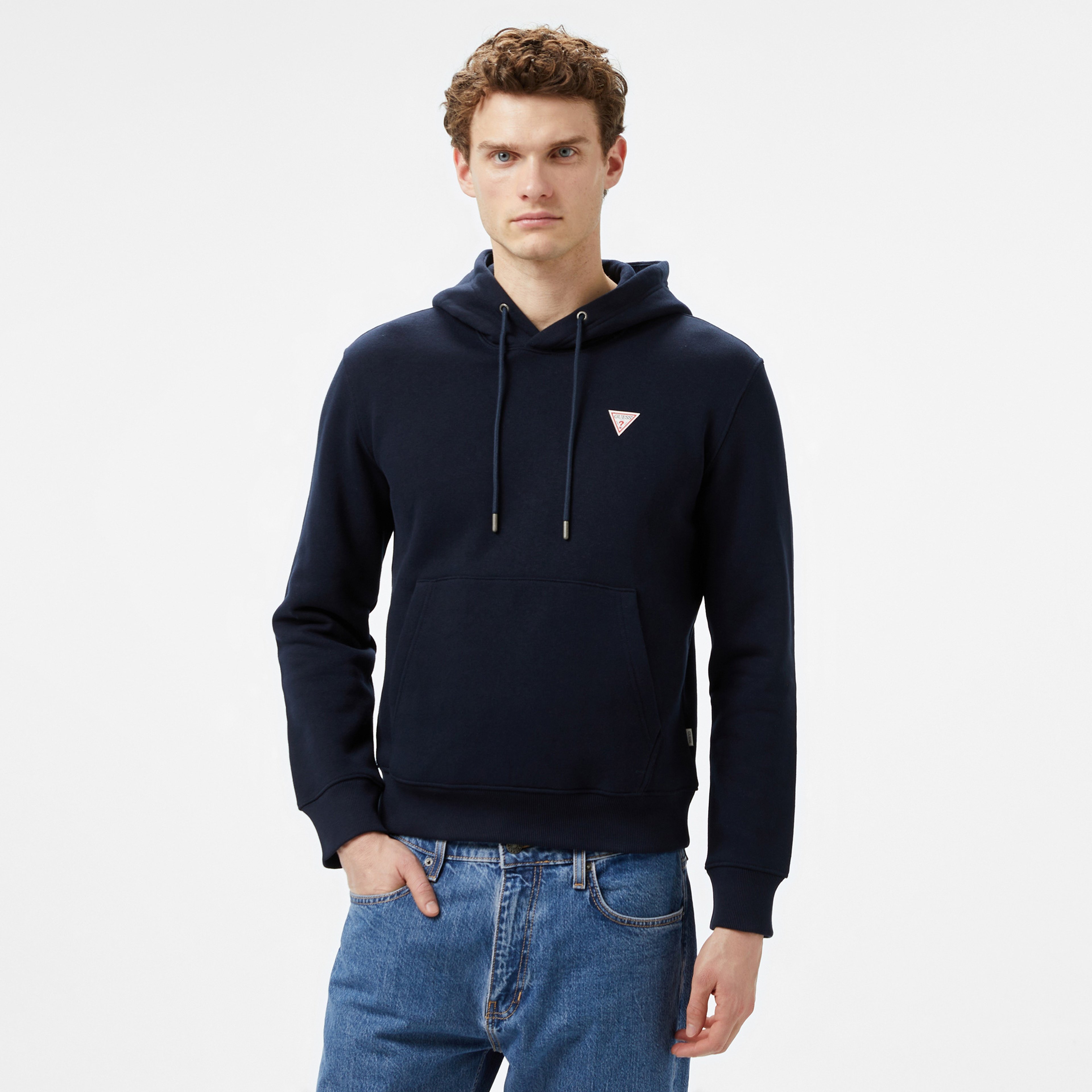 Guess Erkek Lacivert Sweatshirt