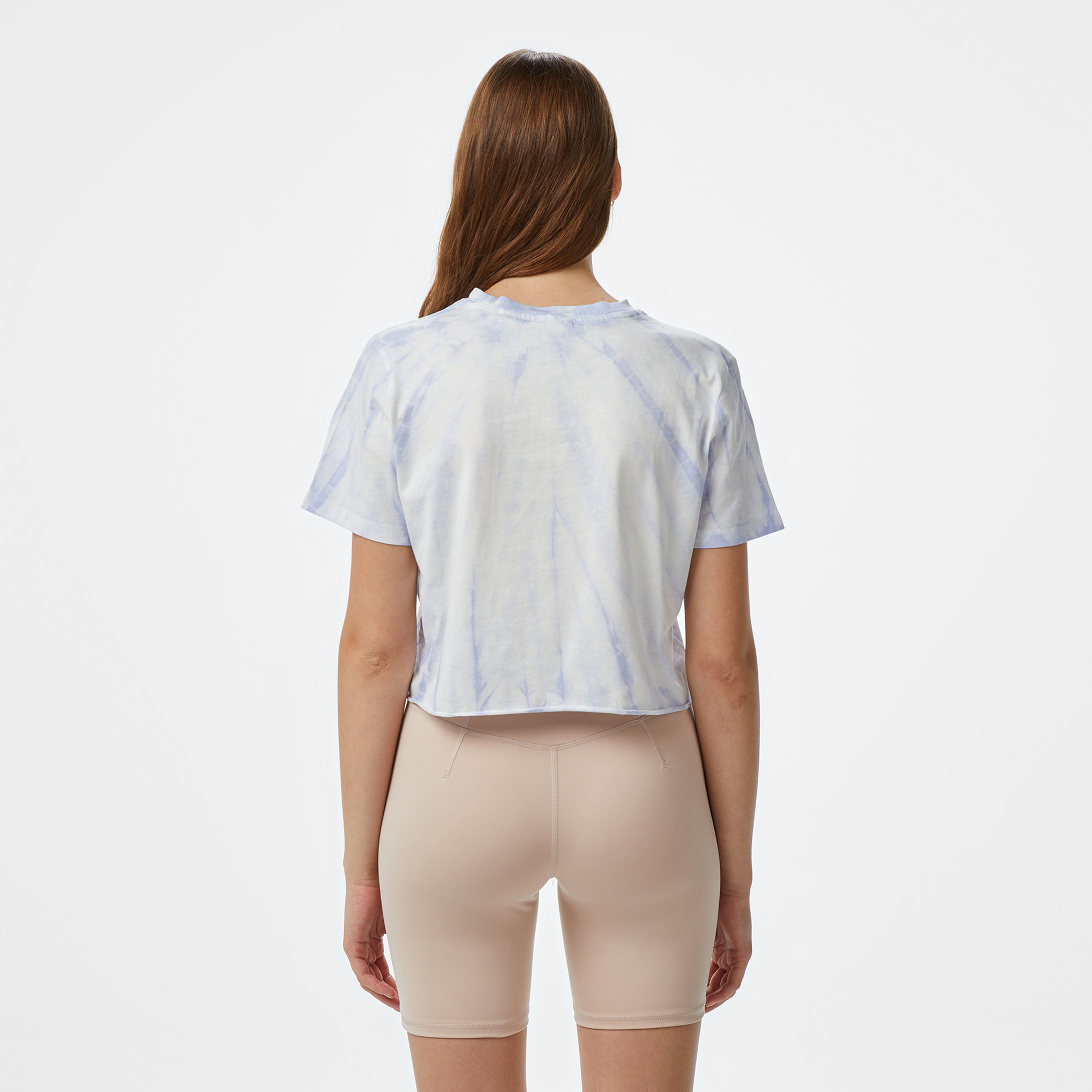 Guess Genziana Crop Mid Organiceam 180 Kadın Mor T-Shirt