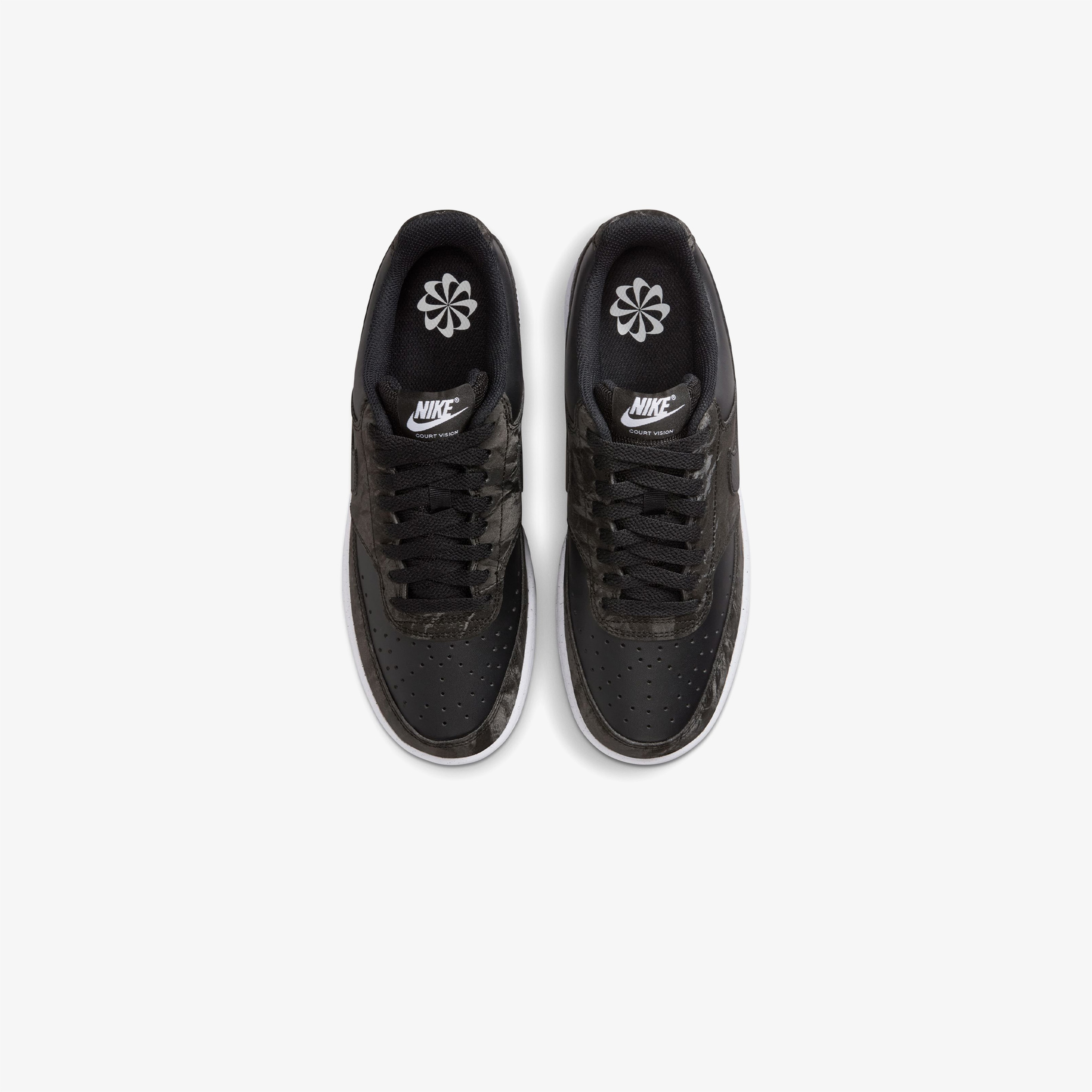 Nike Court Vision Low Kadın Siyah Spor Ayakkabı