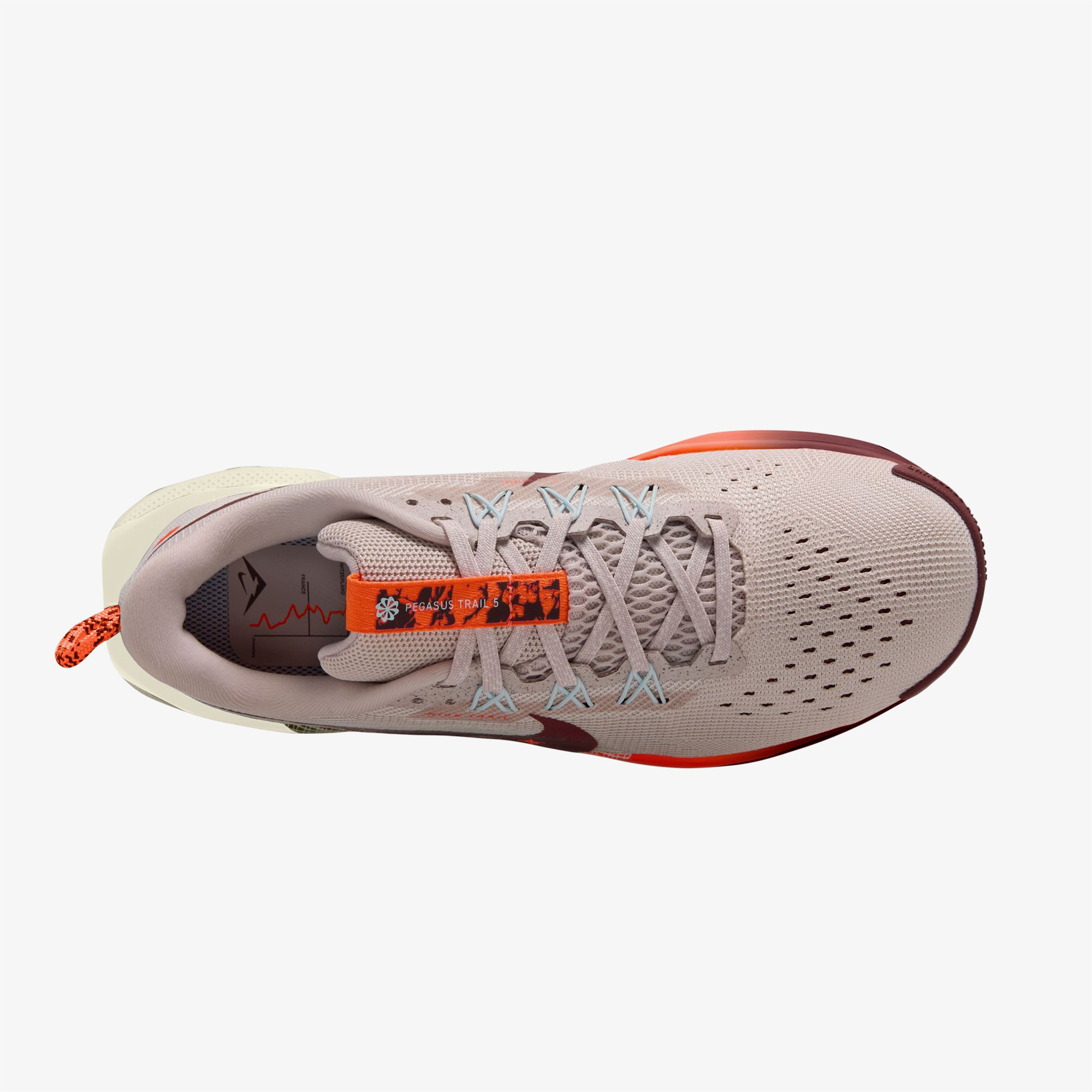 Nike Pegasus Trail 5 Kadın Kırmızı Koşu Ayakkabısı
