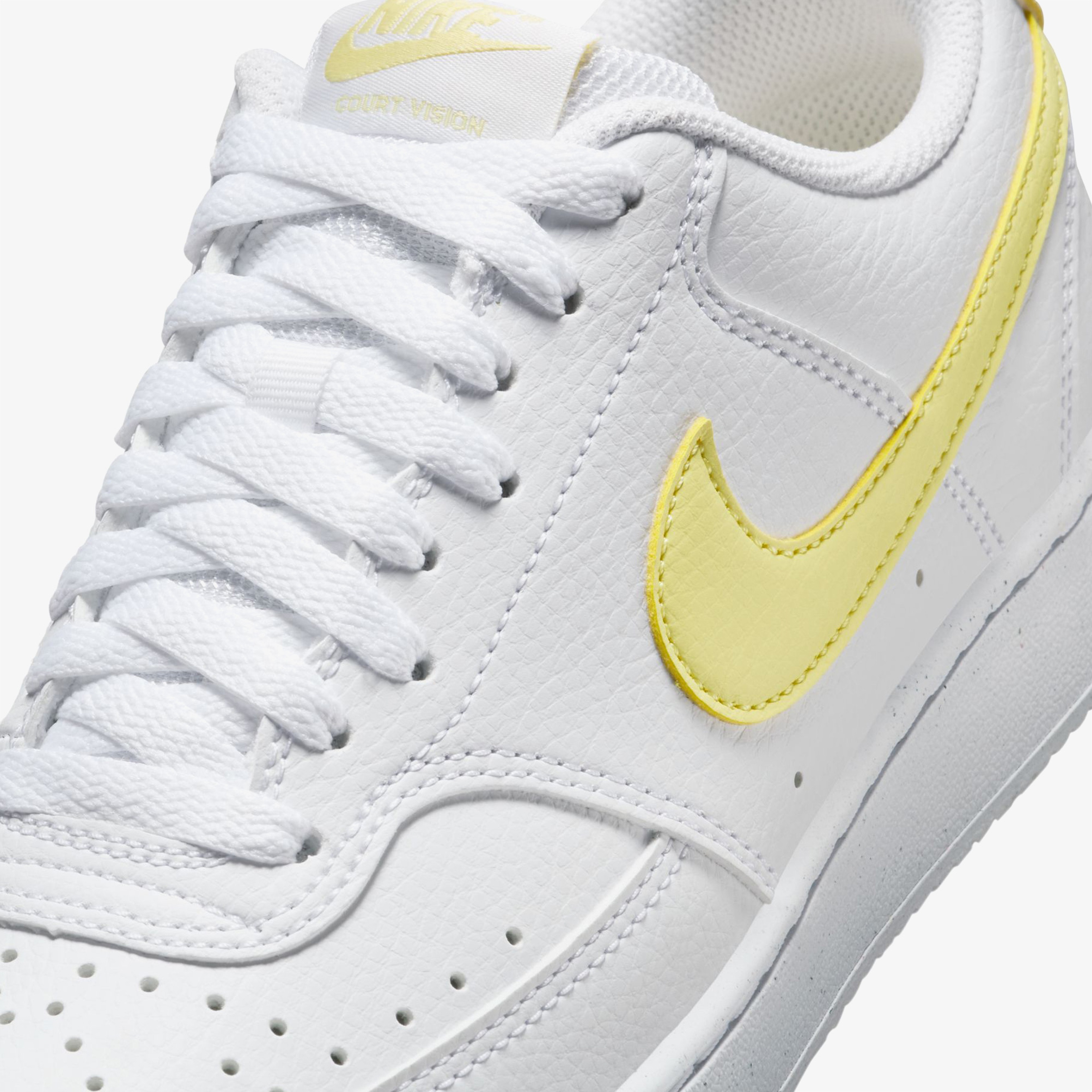 Nike Court Vision Low Next Nature Kadın Sarı Spor Ayakkabı