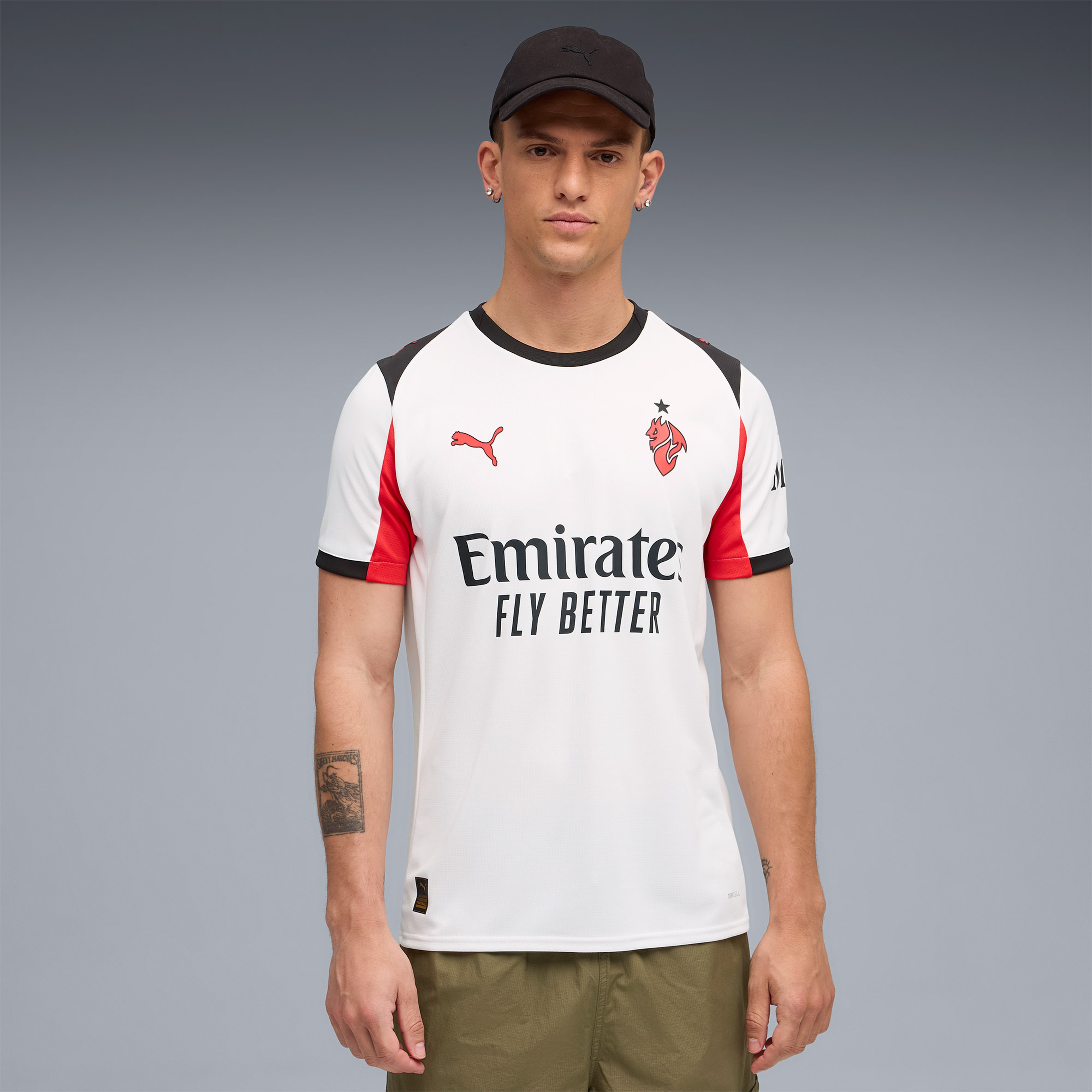 Puma Acm Erkek Beyaz Deplasman Futbol Forması