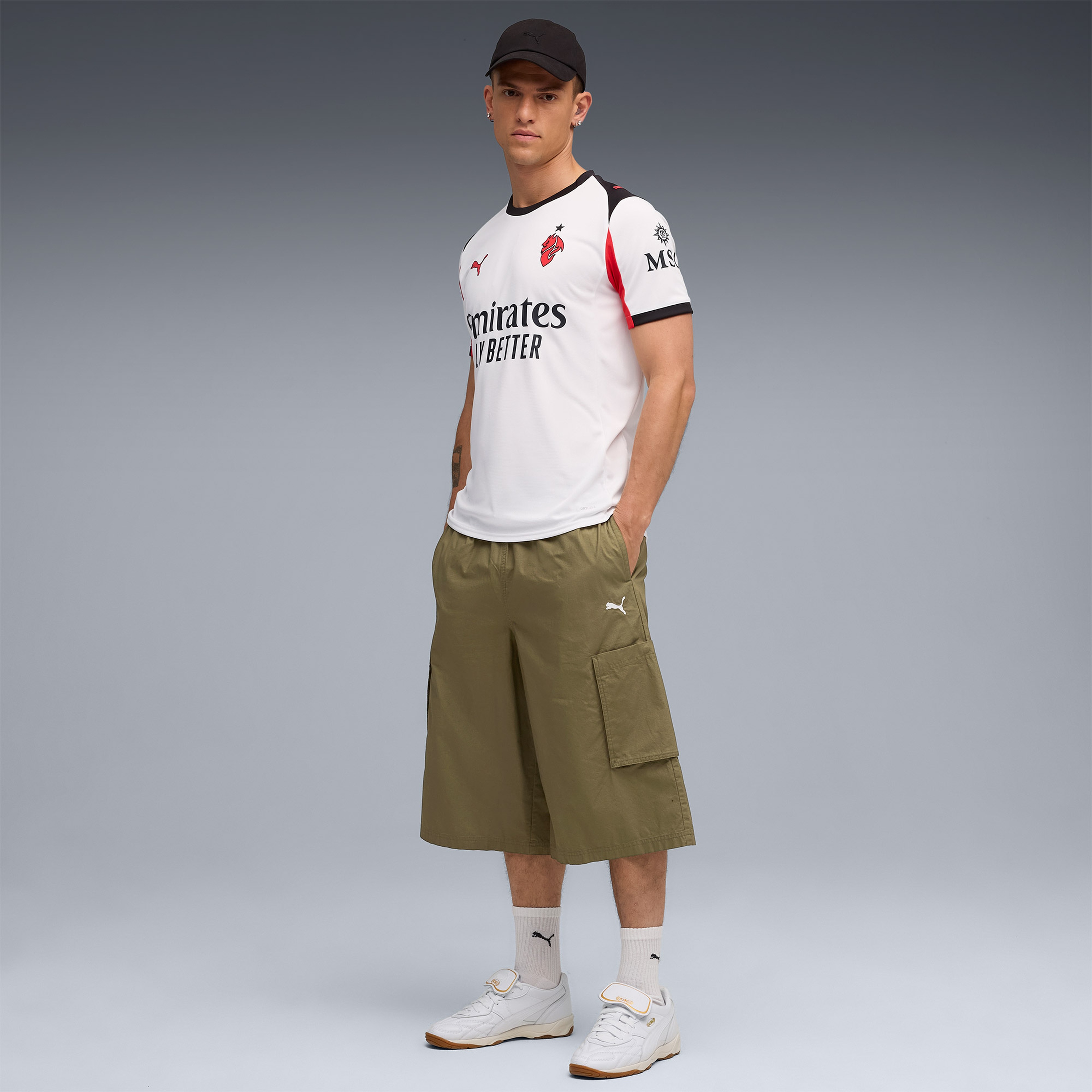 Puma Acm Erkek Beyaz Deplasman Futbol Forması