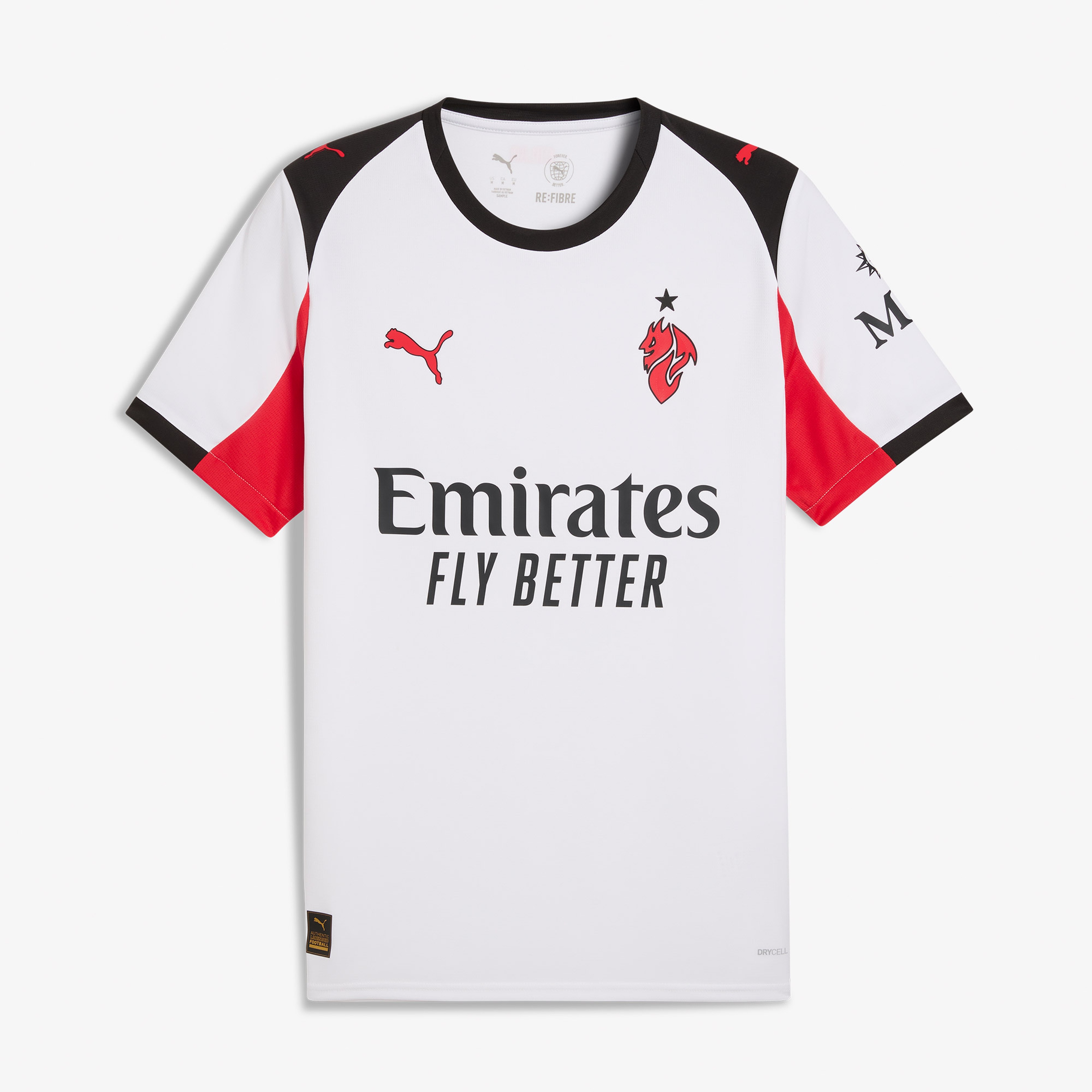 Puma Acm Erkek Beyaz Deplasman Futbol Forması