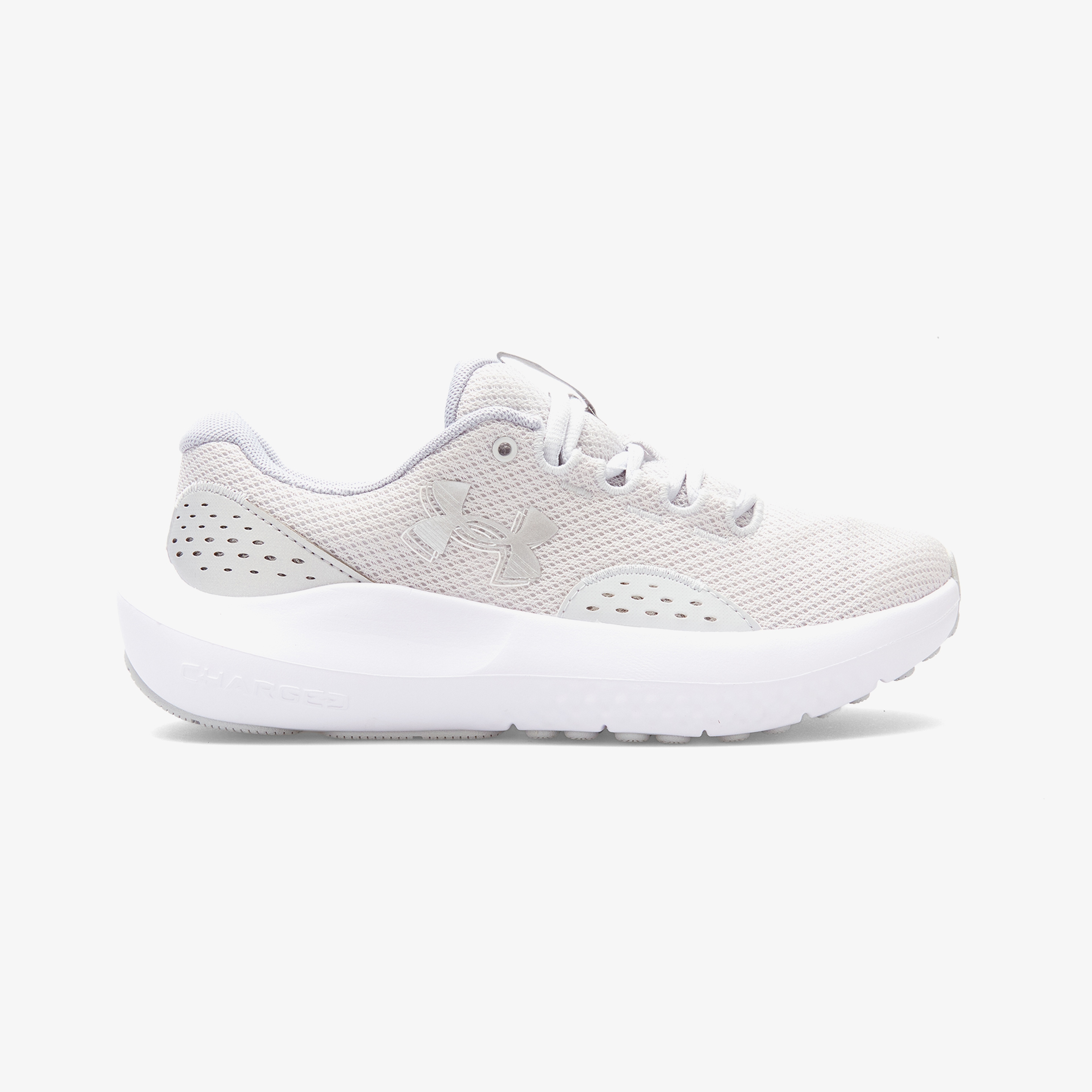 Under Armour Charged Surge 4 Kadın Gri Koşu Ayakkabısı