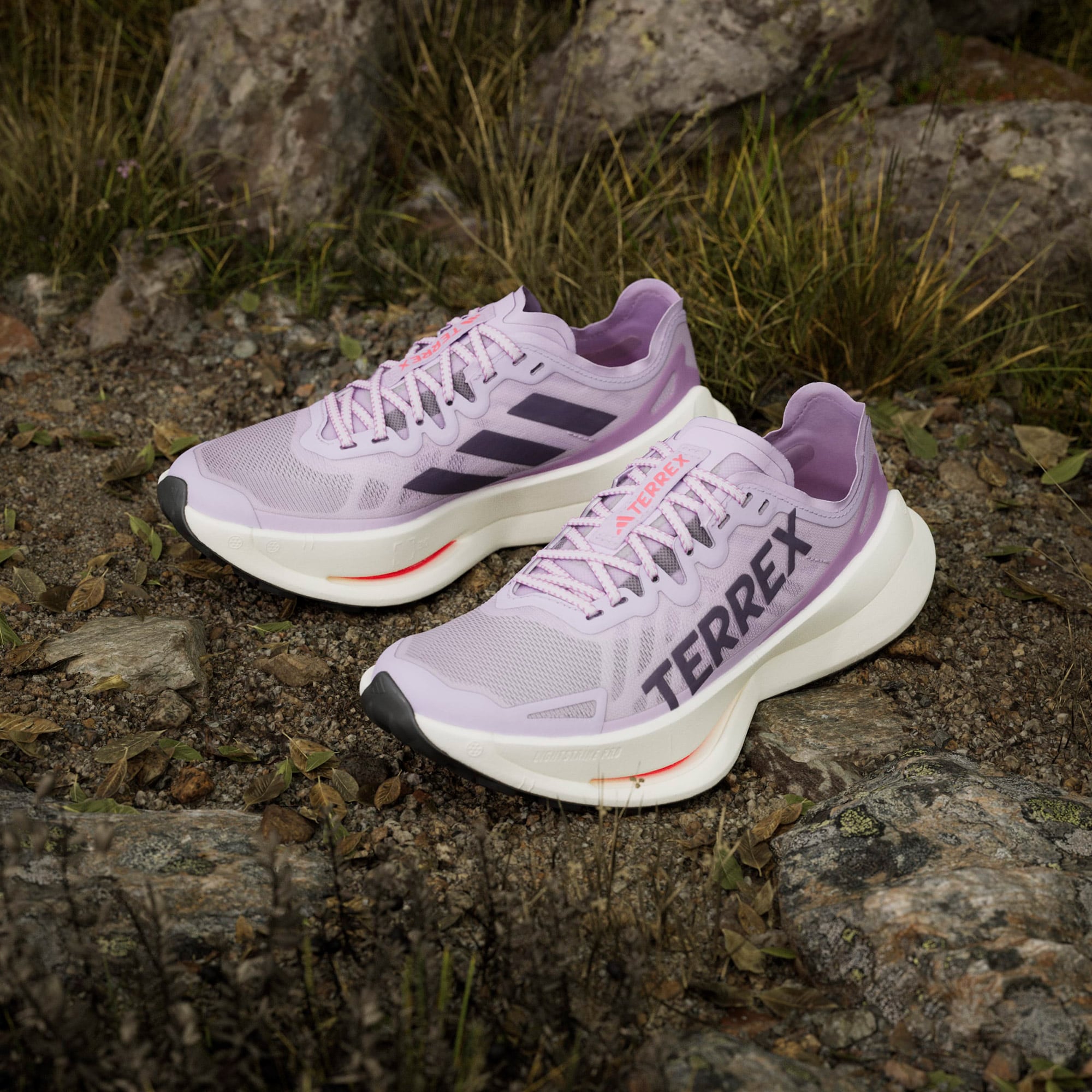adidas Terrex Agravic Speed Ultra Kadın Mor Koşu