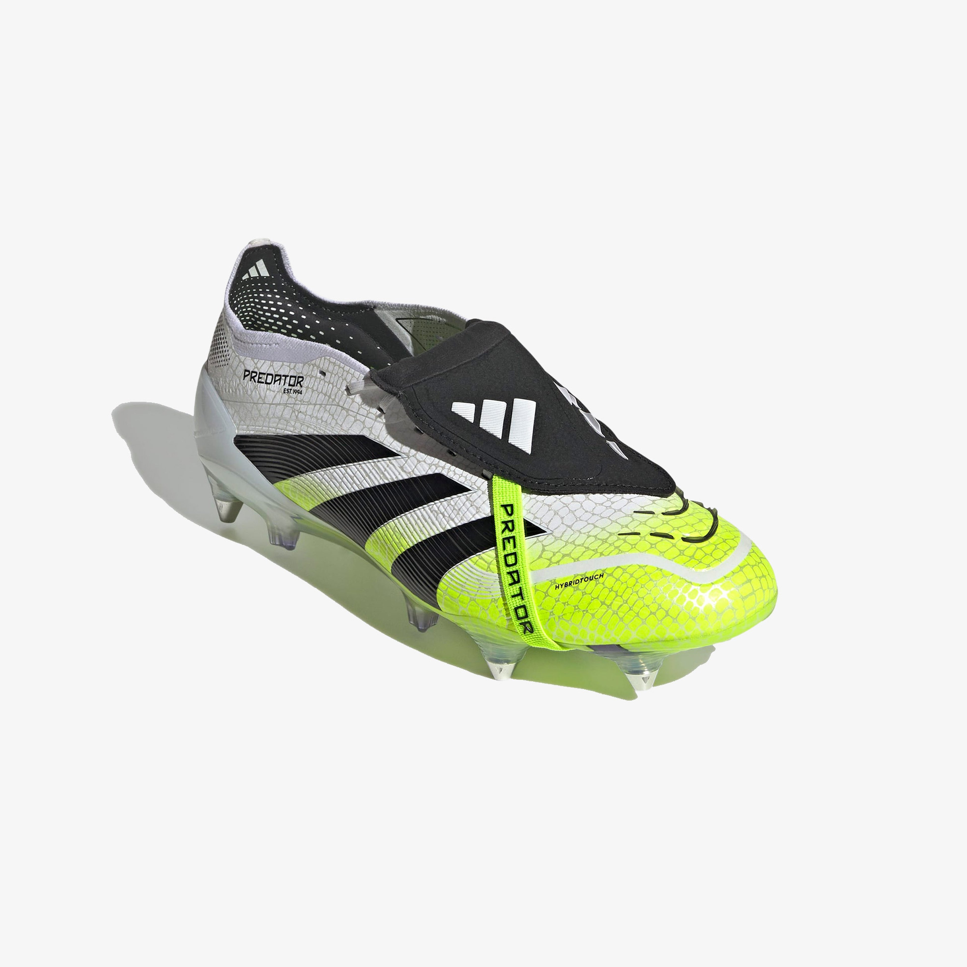 adidas Predator Elite Fold Over Tongue Yumuşak Zemin Erkek Beyaz Çim Saha Kramponu