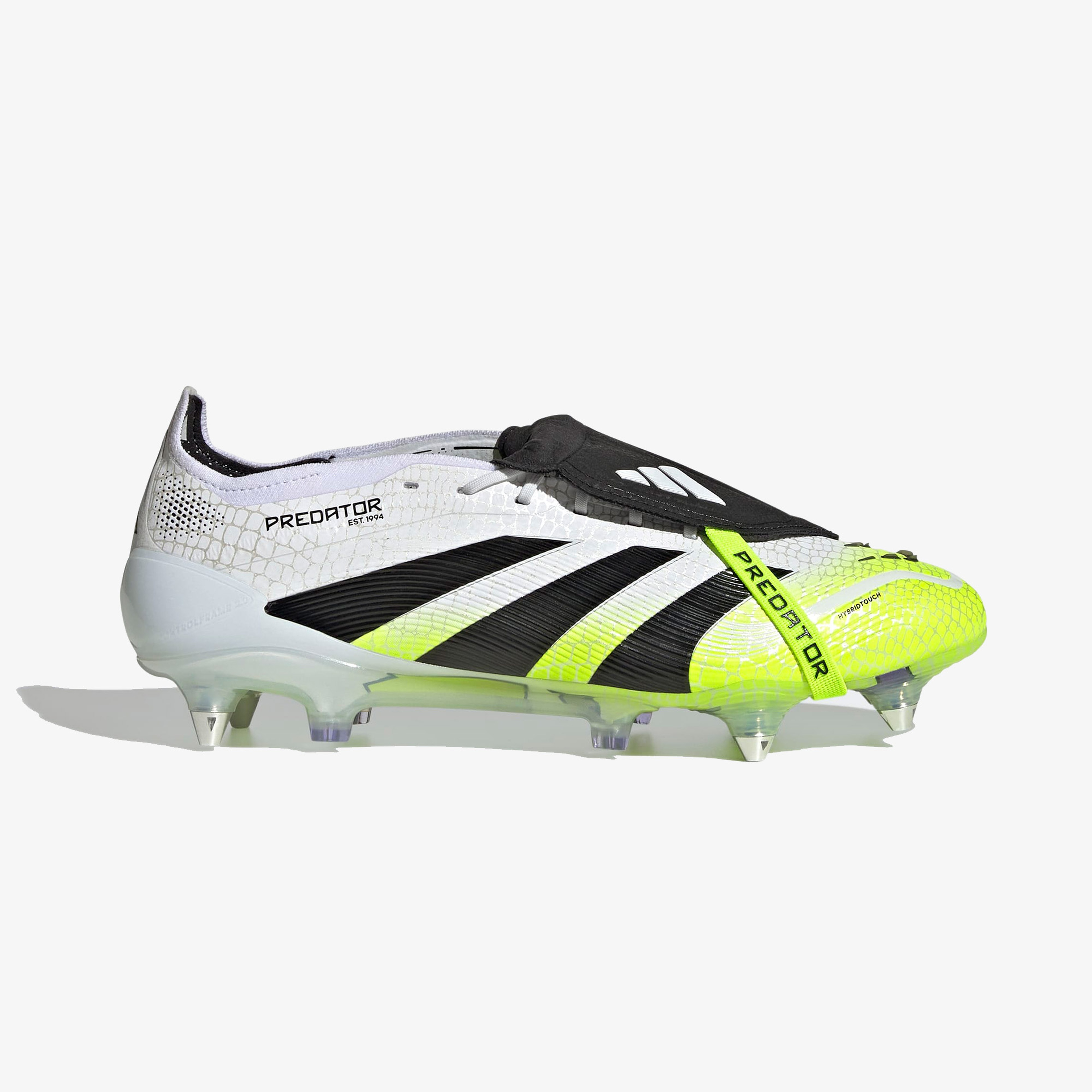 adidas Predator Elite Fold Over Tongue Yumuşak Zemin Erkek Beyaz Çim Saha Kramponu