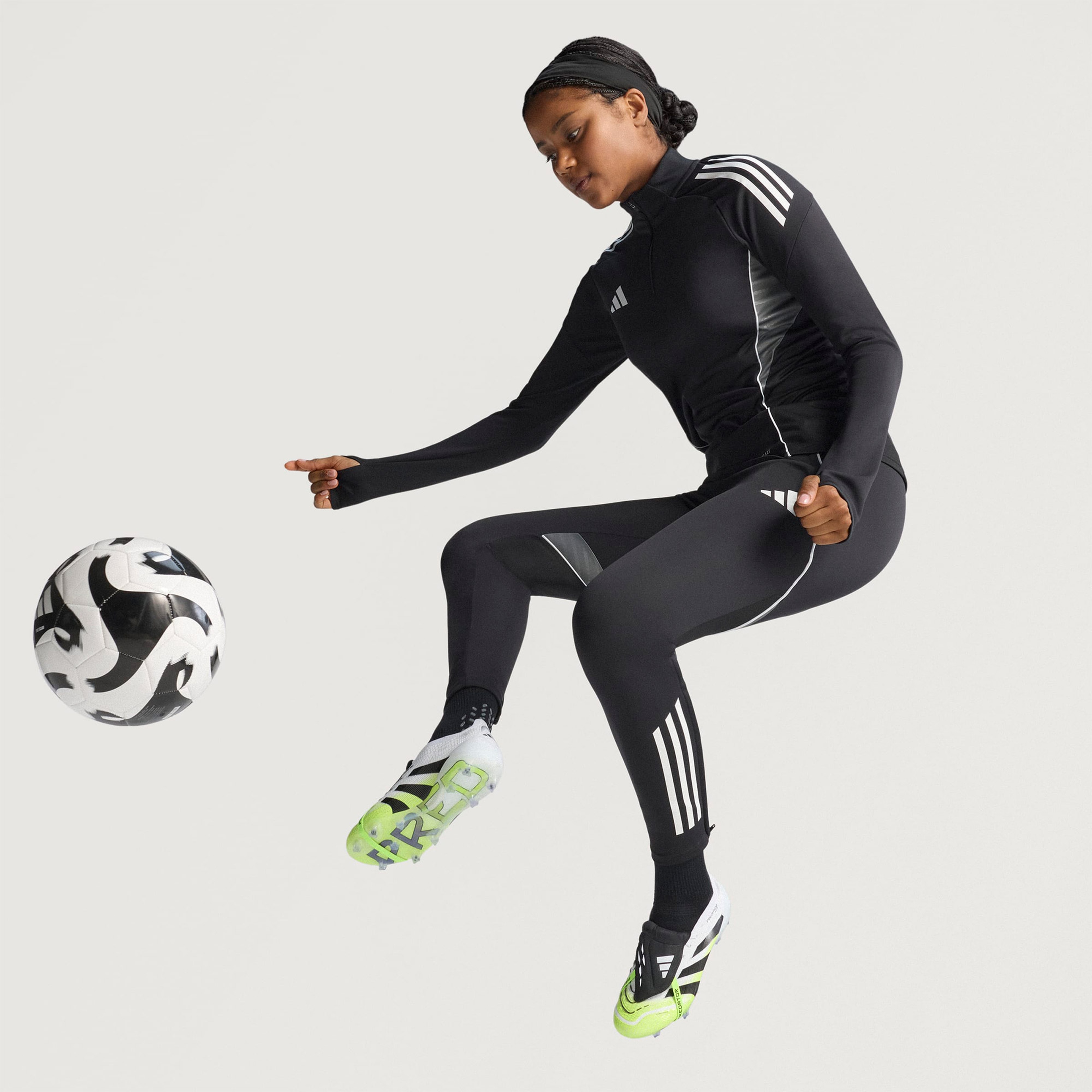 adidas Predator Elite Fold Over Tongue Erkek Beyaz Çim Saha Kramponu