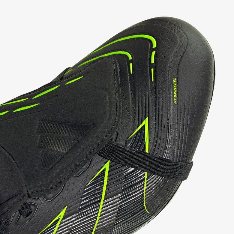 adidas Predator League Fold Over Tongue Firm-Multi Ground Erkek Siyah Çim Saha Kramponu