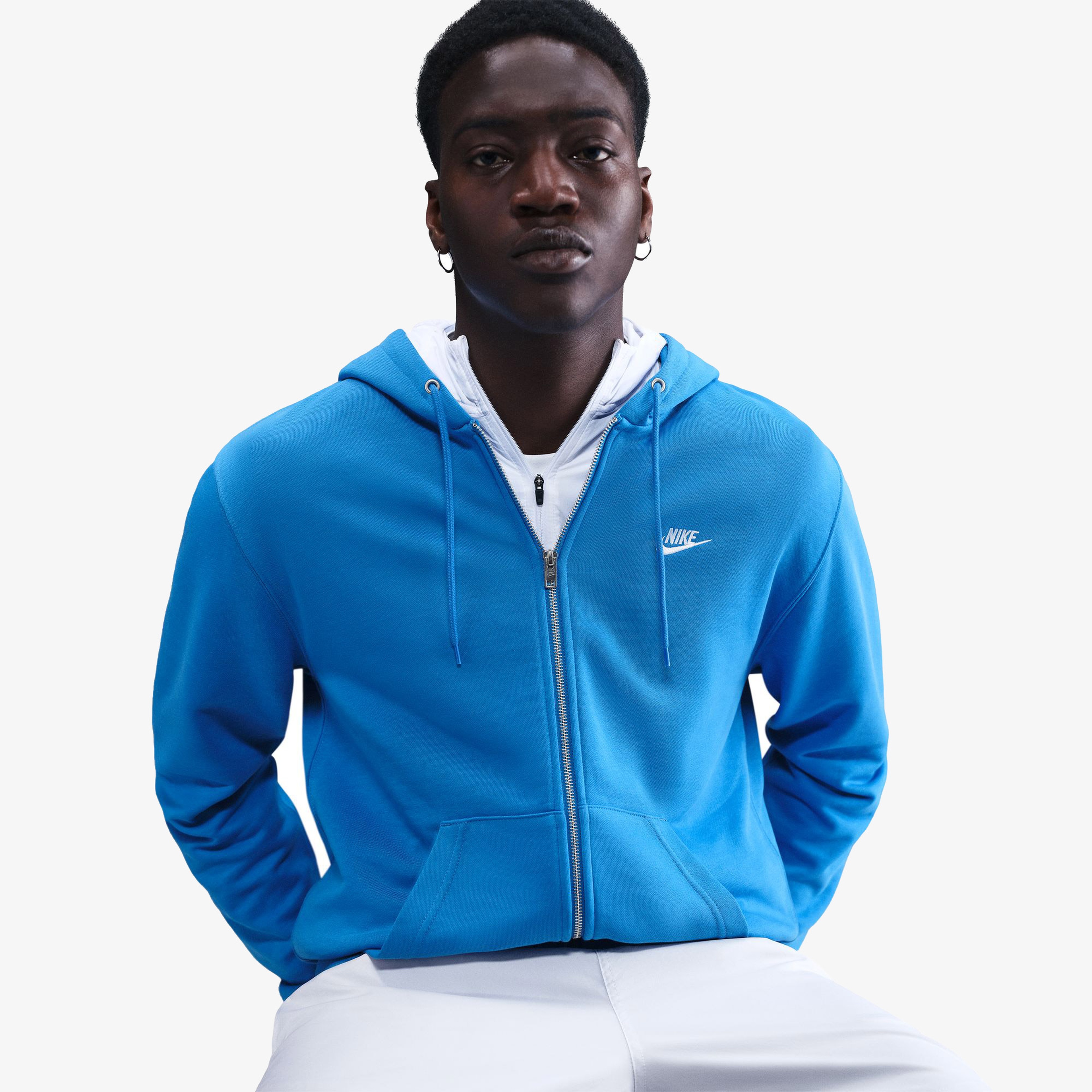 Nike Club Erkek Lacivert Sweatshirt