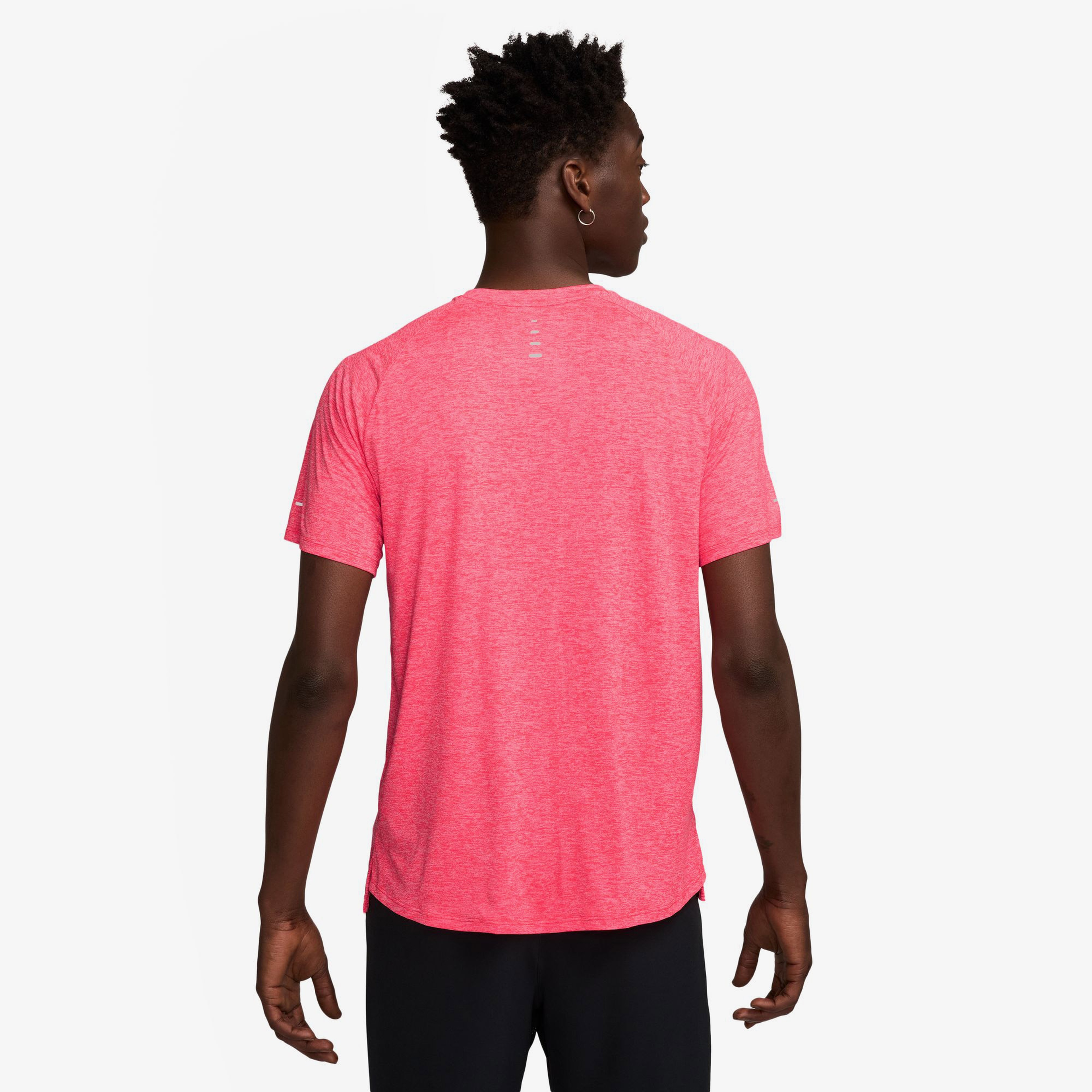 Nike Stride Erkek Pembe Koşu T-Shirt
