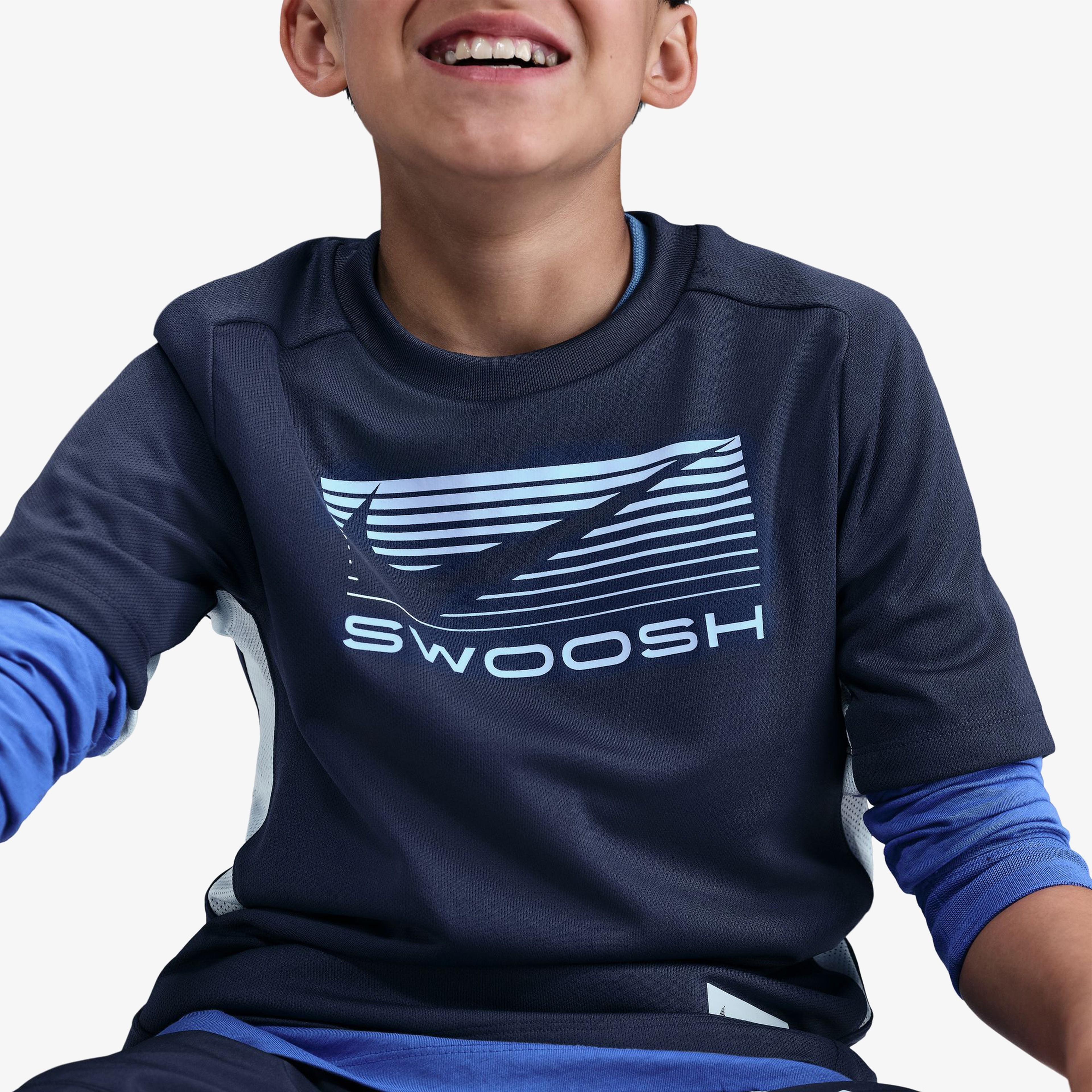 Nike Multi Çocuk Lacivert Antrenman T-Shirt