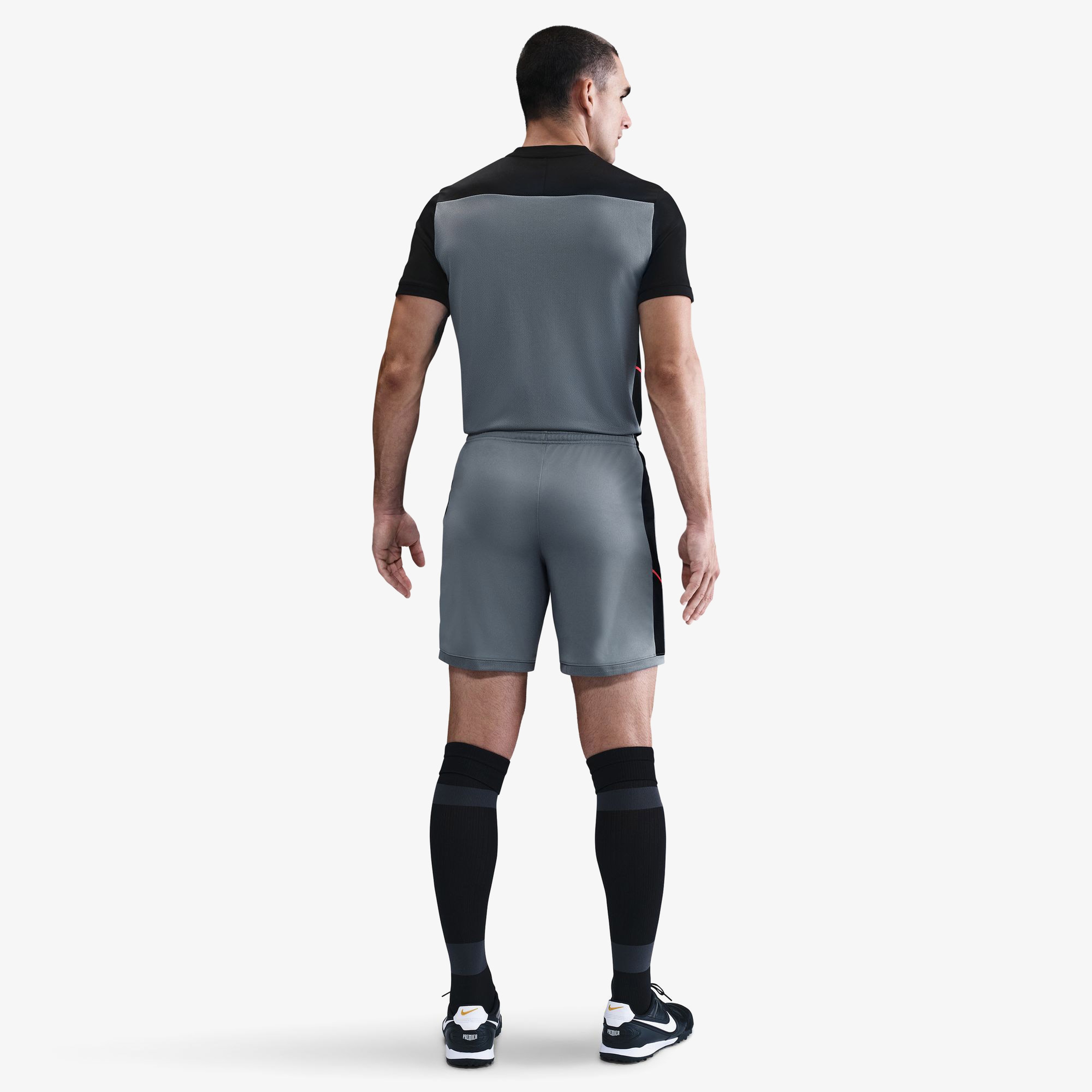 Nike Academy Erkek Gri Futbol T-Shirt