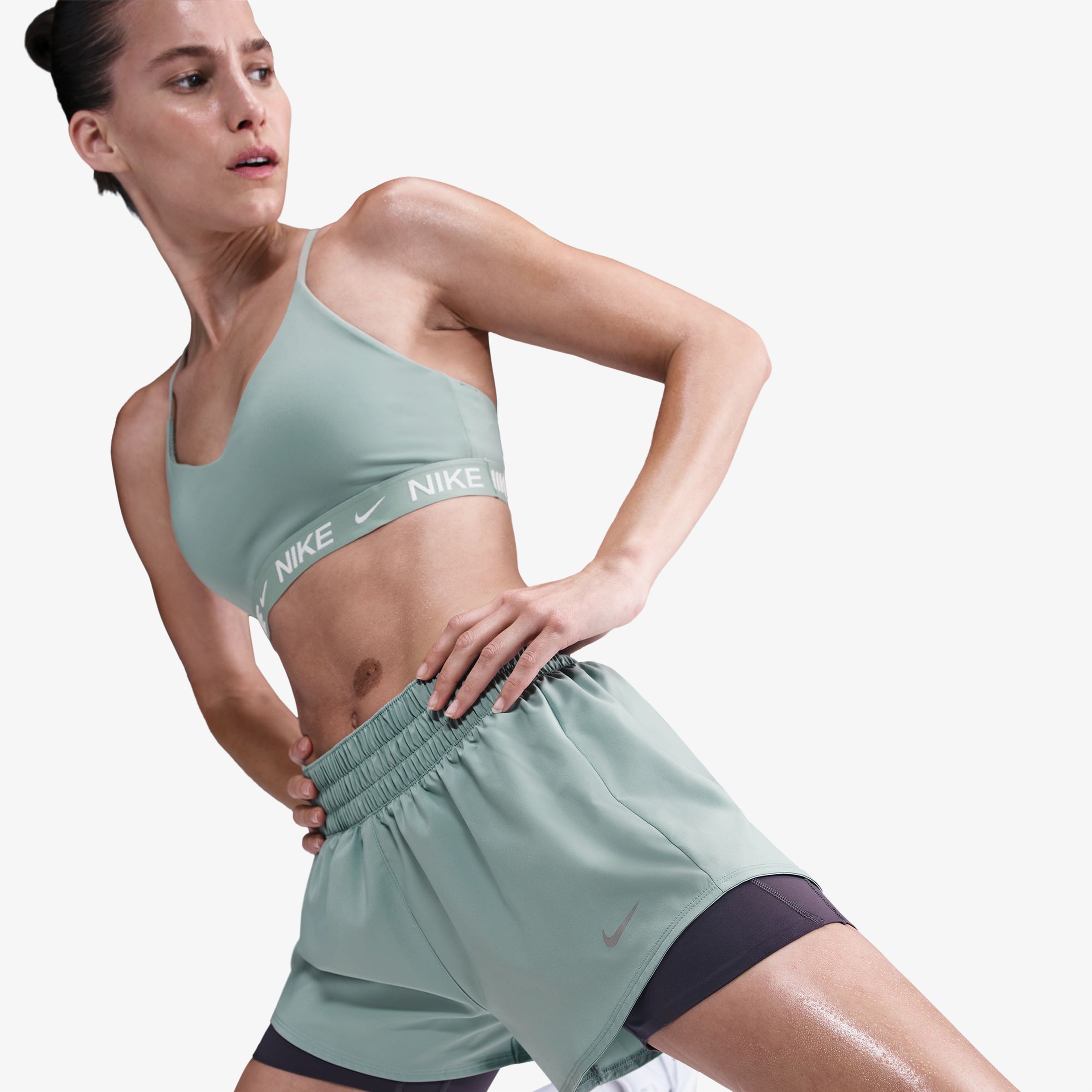 Nike One Kadın Mavi Antrenman Şortu