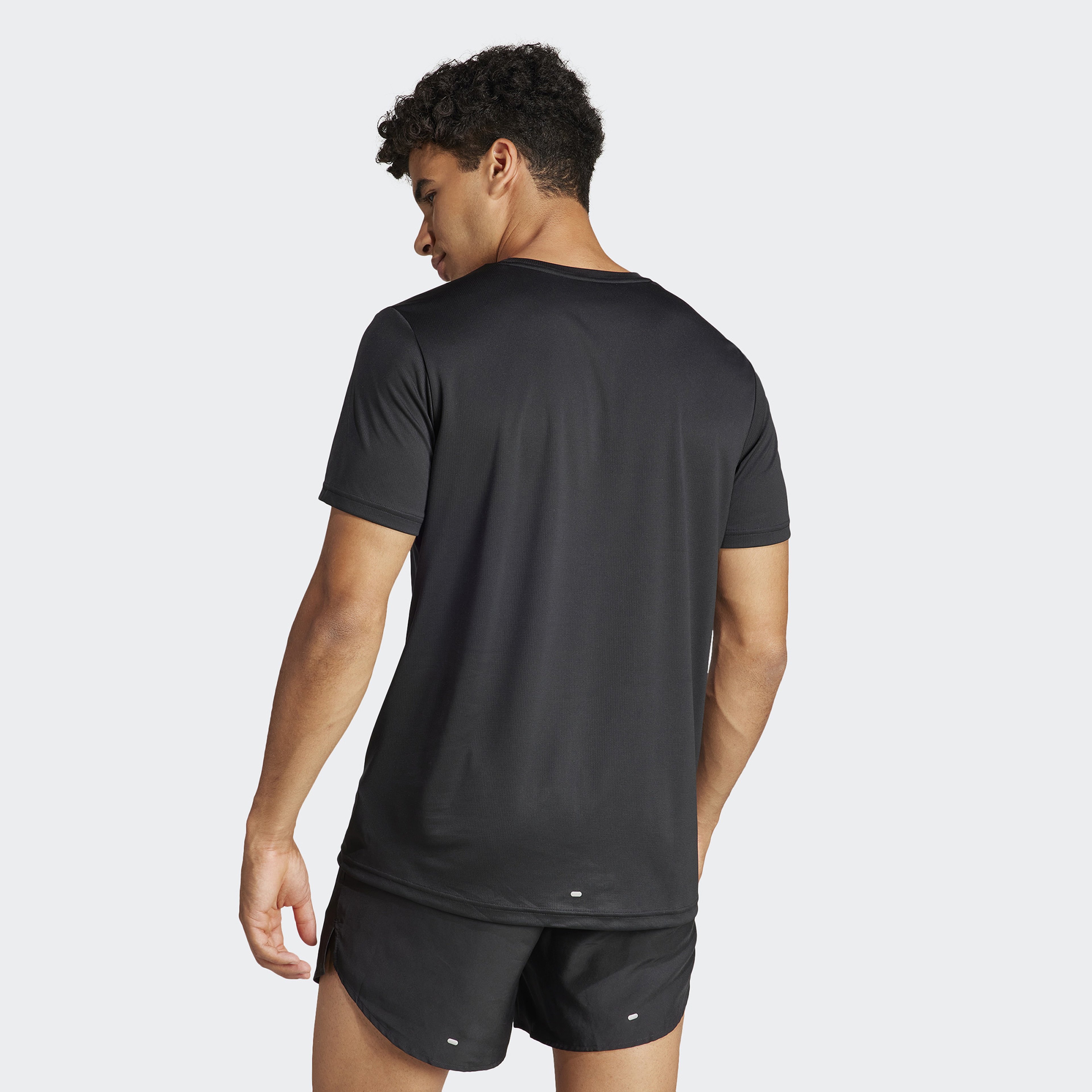adidas Run It Erkek Siyah Koşu T-Shirtü