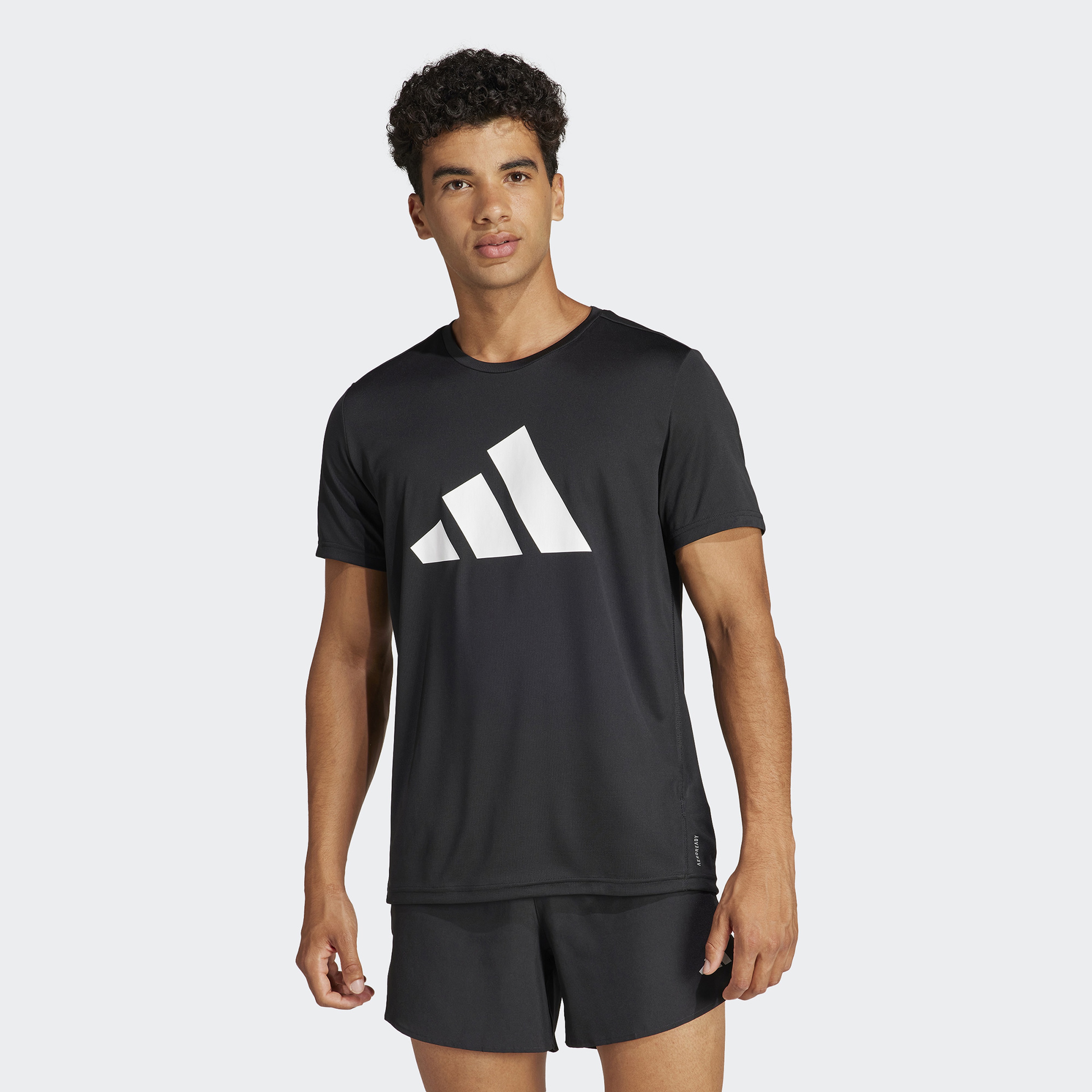 adidas Run It Erkek Siyah Koşu T-Shirtü