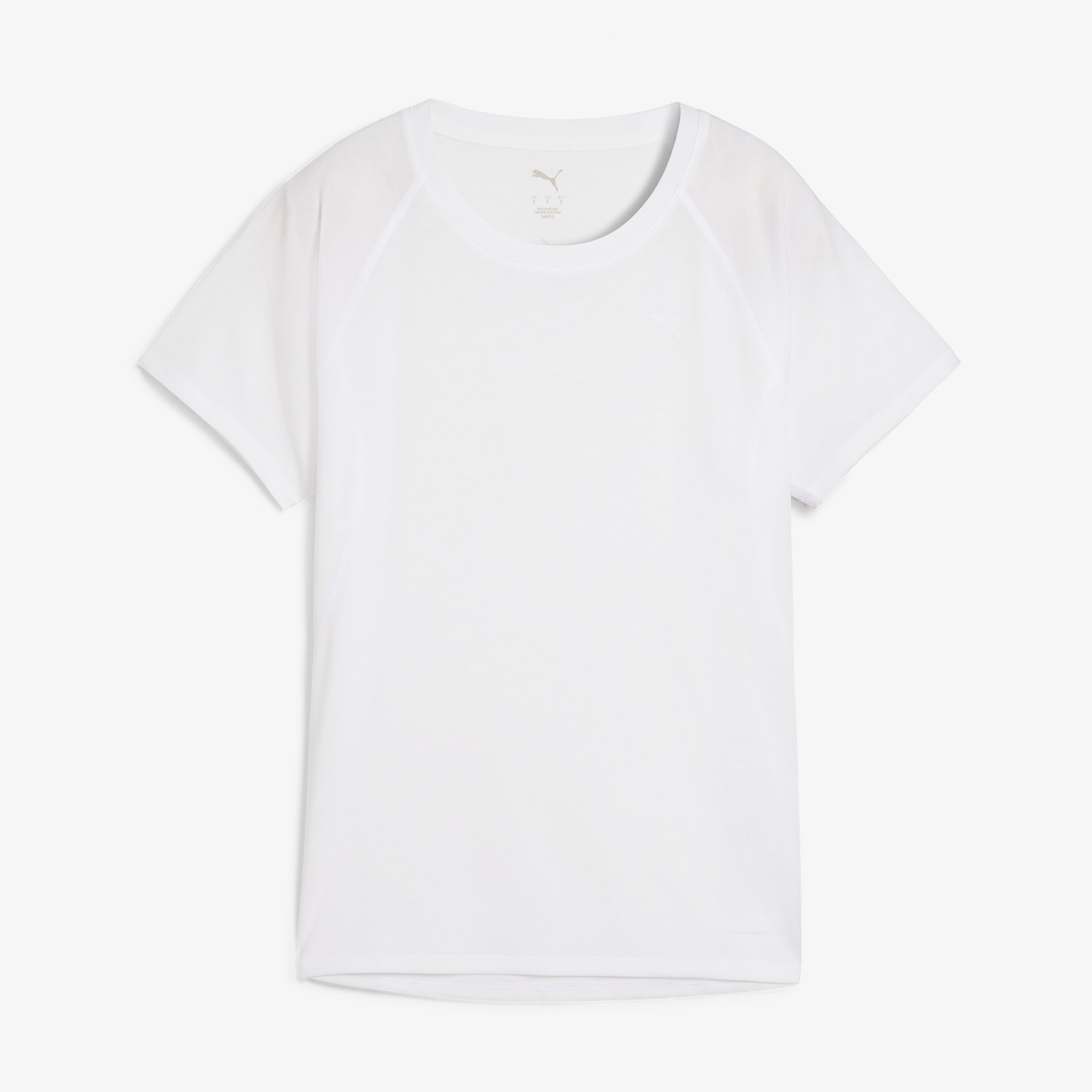 Puma Run Velocity Tri-Blend Kadın Beyaz Koşu T-Shirt