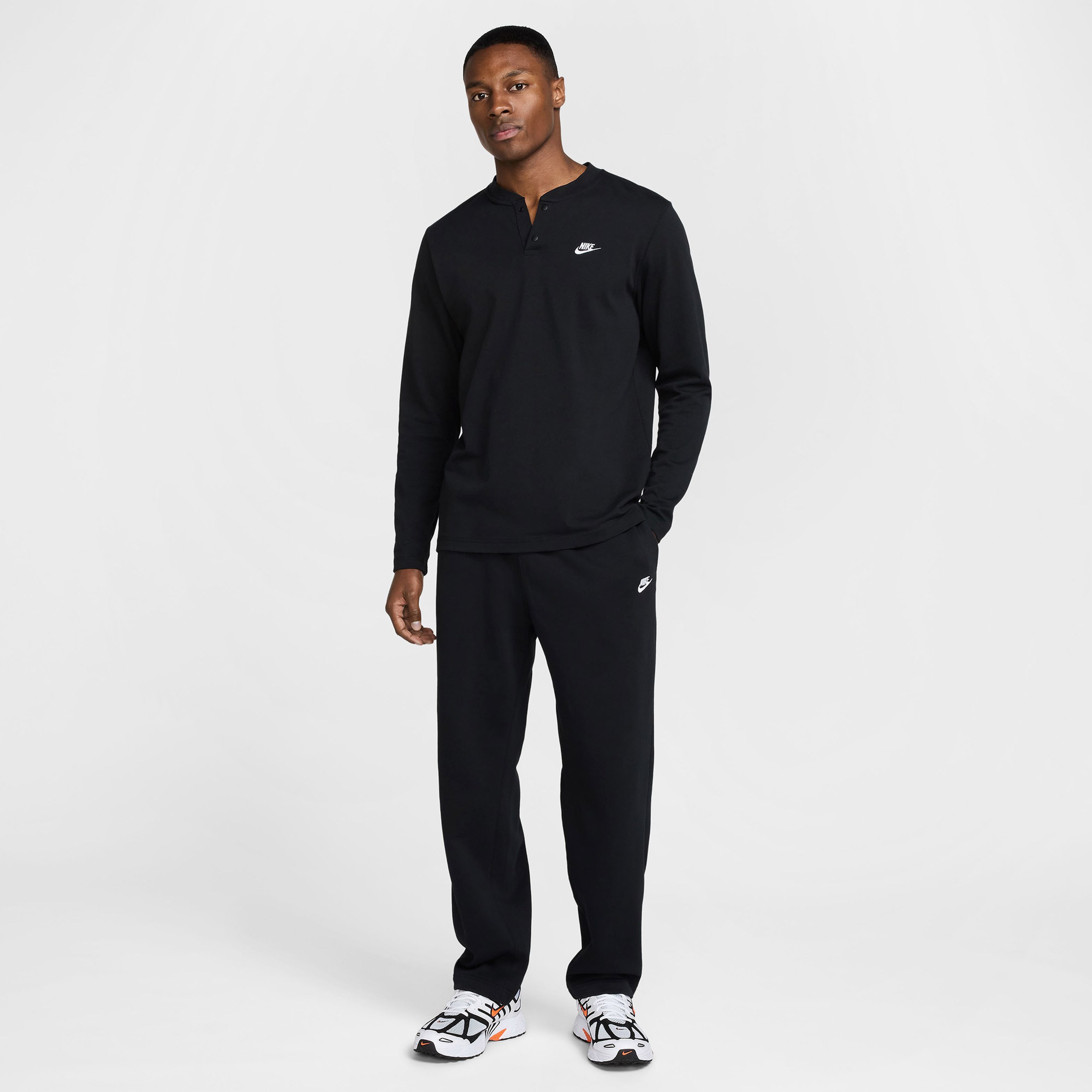 Nike Club Erkek Siyah Eşofman Altı