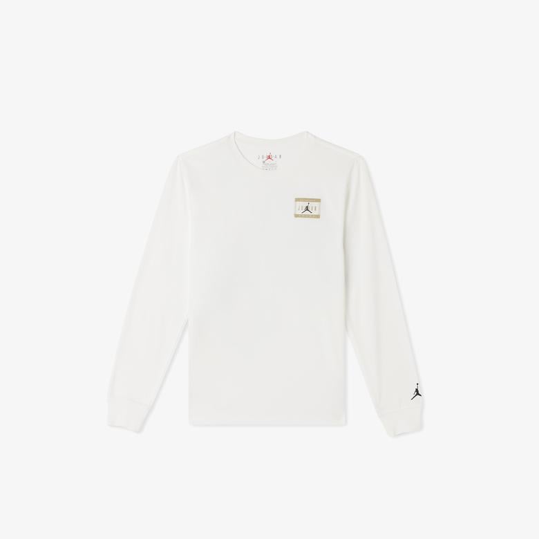Jordan Jdb Ajb Label Ls Çocuk Krem Sweatshirt