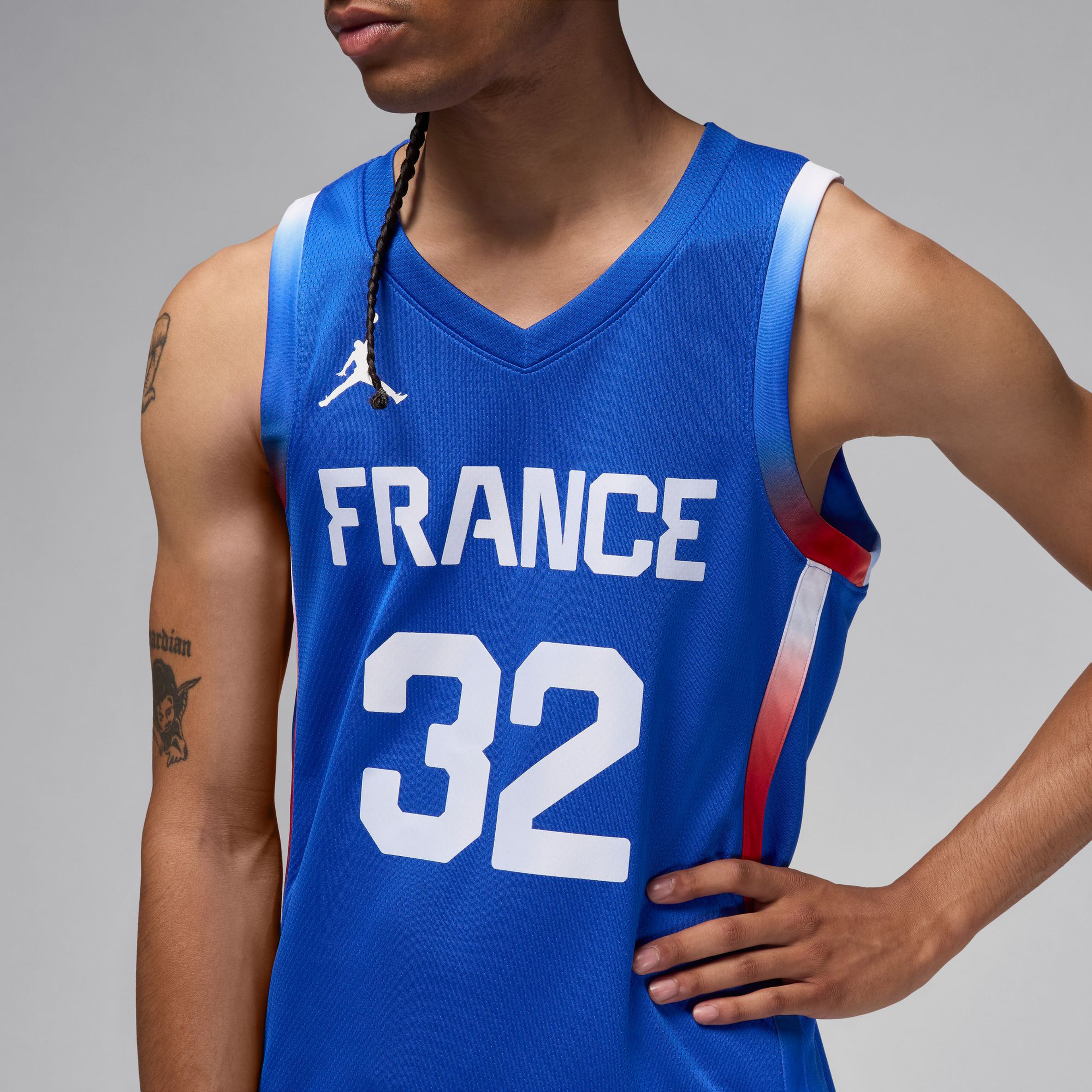 Nike Victor Wembanyama France Limited Road Erkek Mavi Basketbol Forması