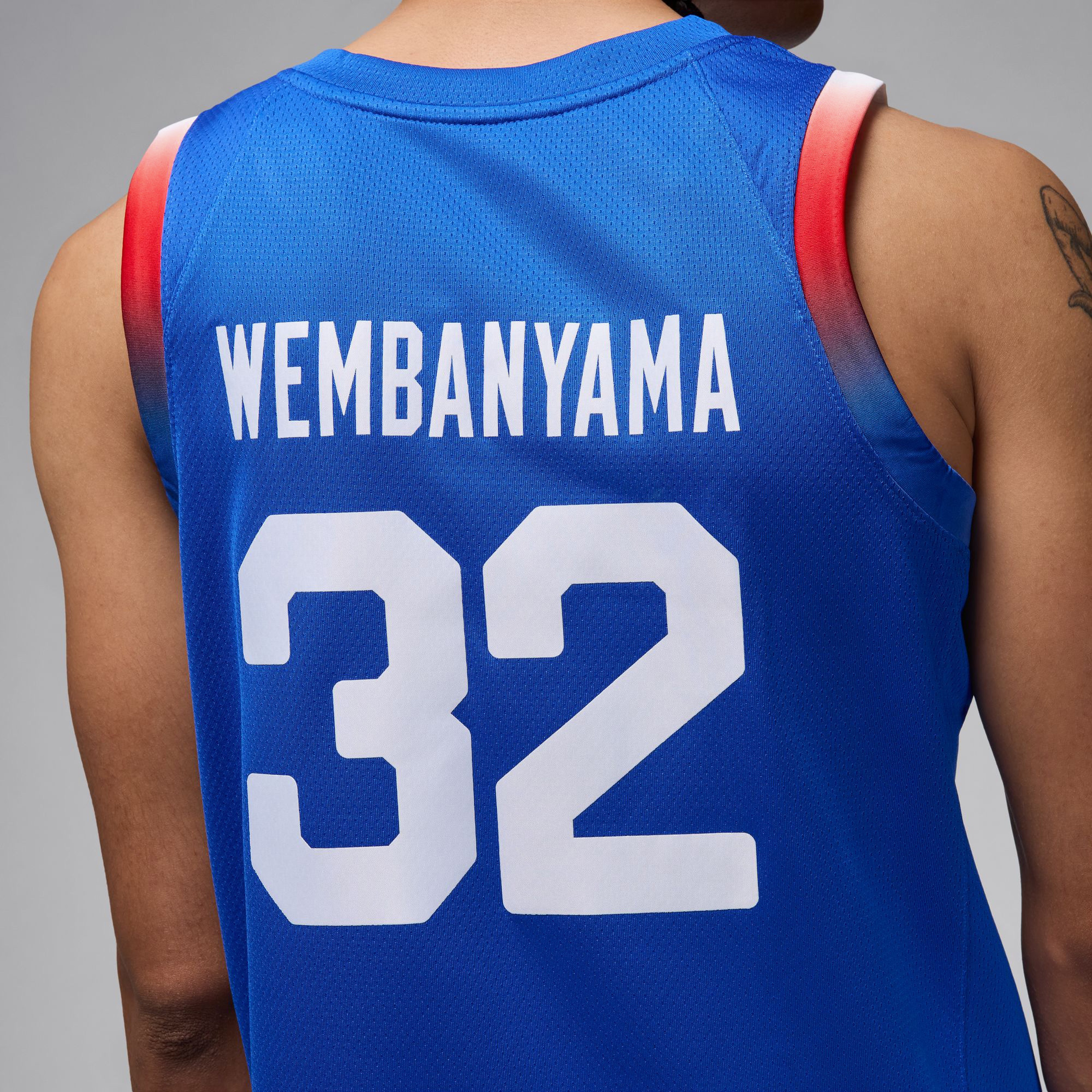 Nike Victor Wembanyama France Limited Road Erkek Mavi Basketbol Forması