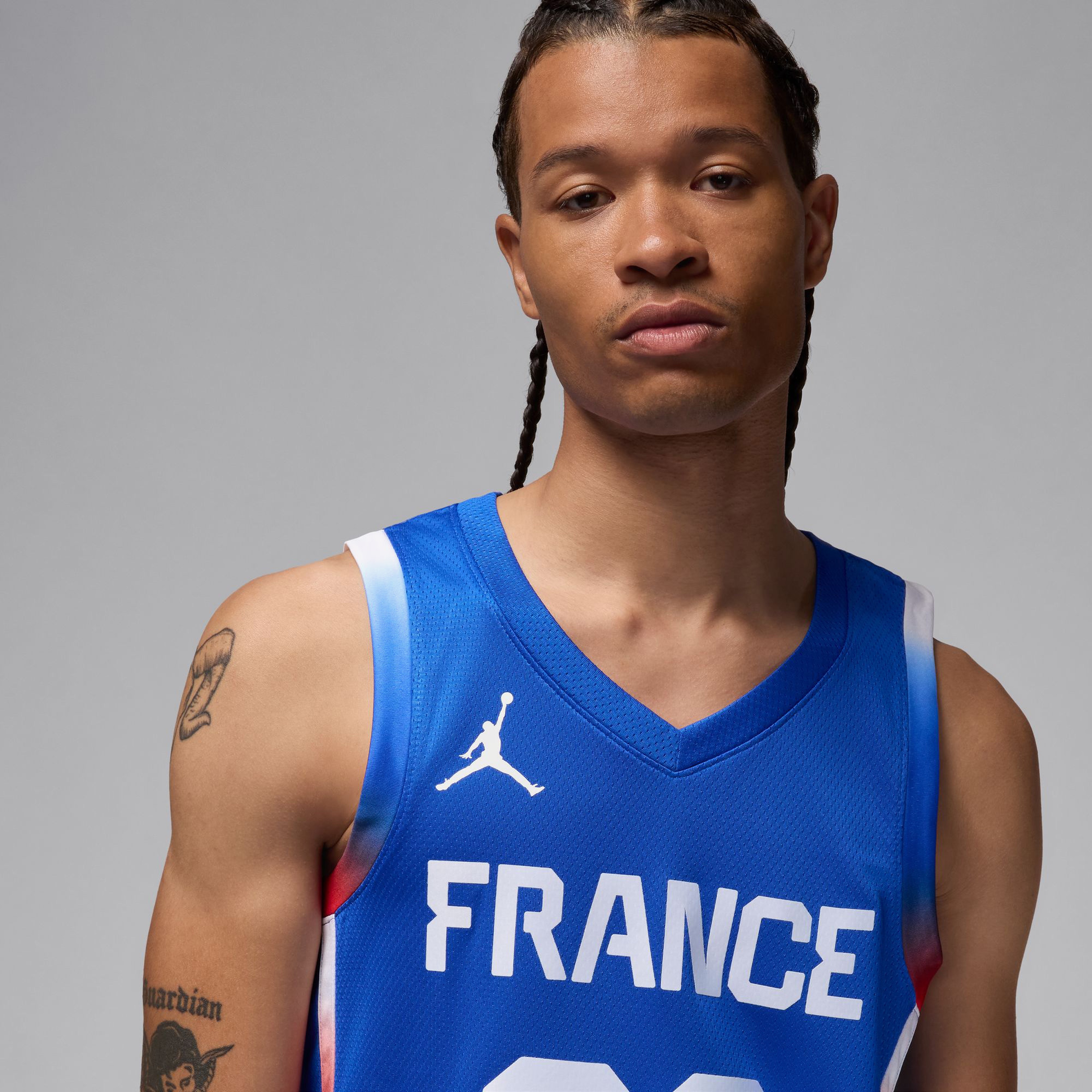 Nike Victor Wembanyama France Limited Road Erkek Mavi Basketbol Forması
