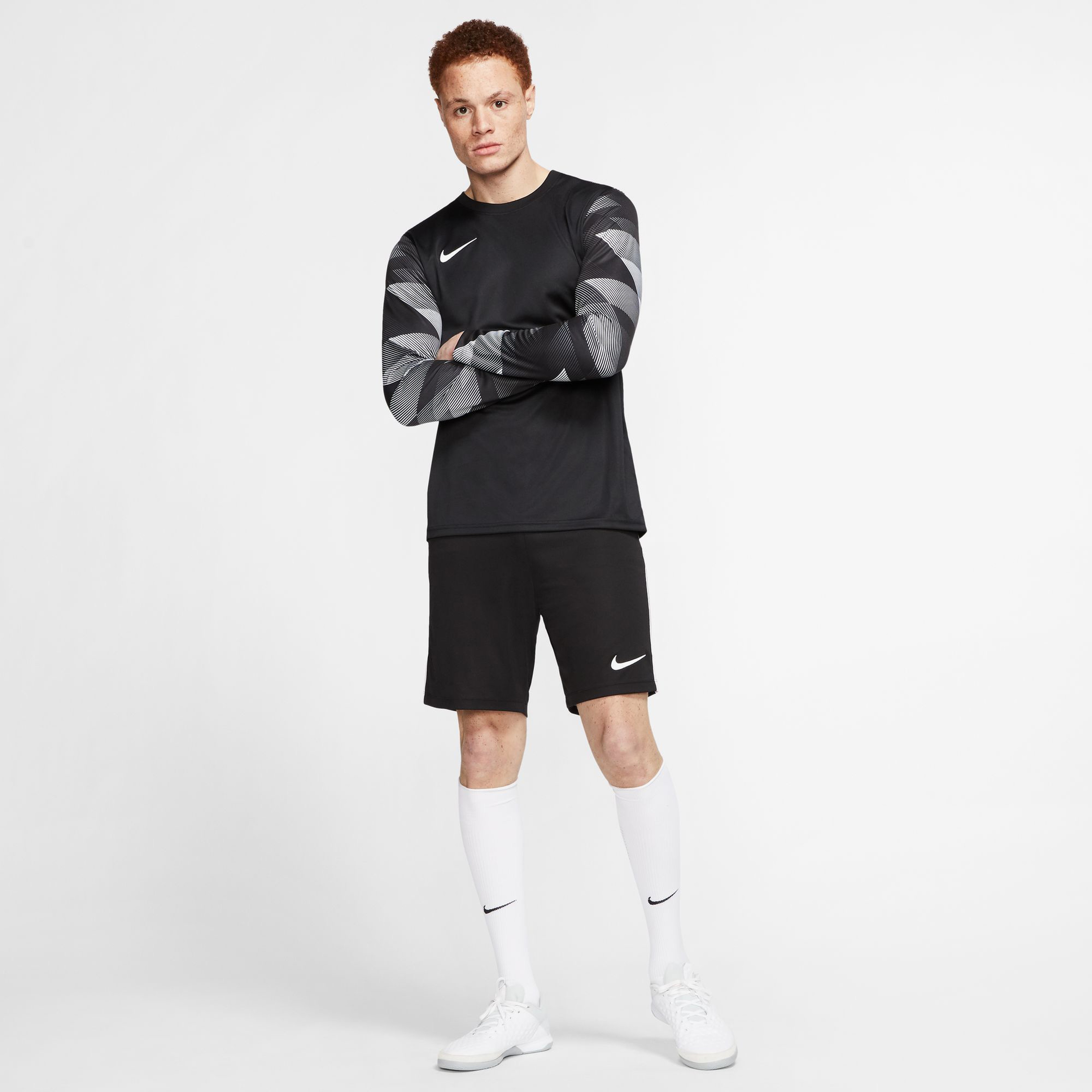 Nike Dri-Fit Park 4 Goalkeeper Jby Erkek Siyah Futbol Forması