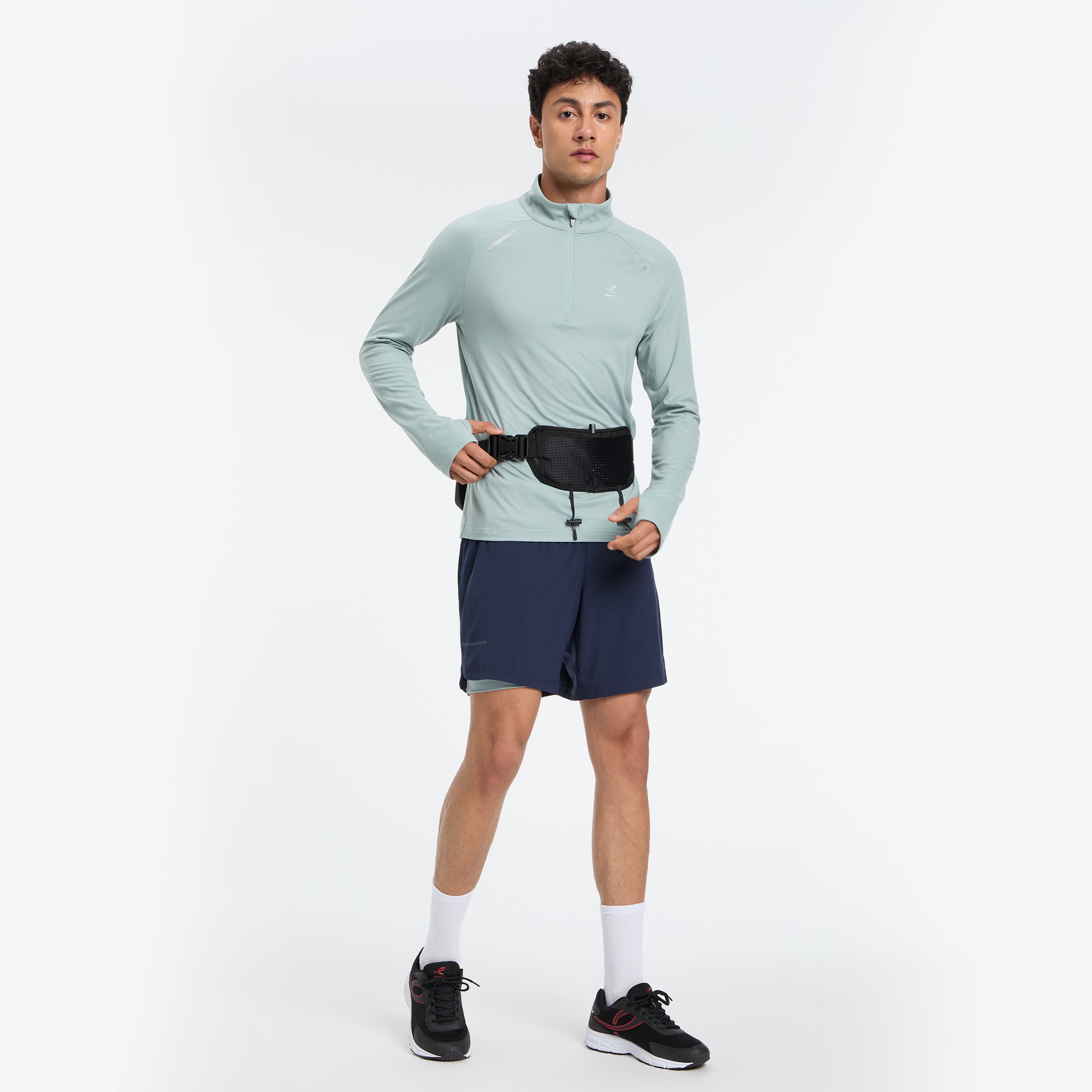 Energetics Cusco Iv Erkek Mavi Koşu Sweatshirt