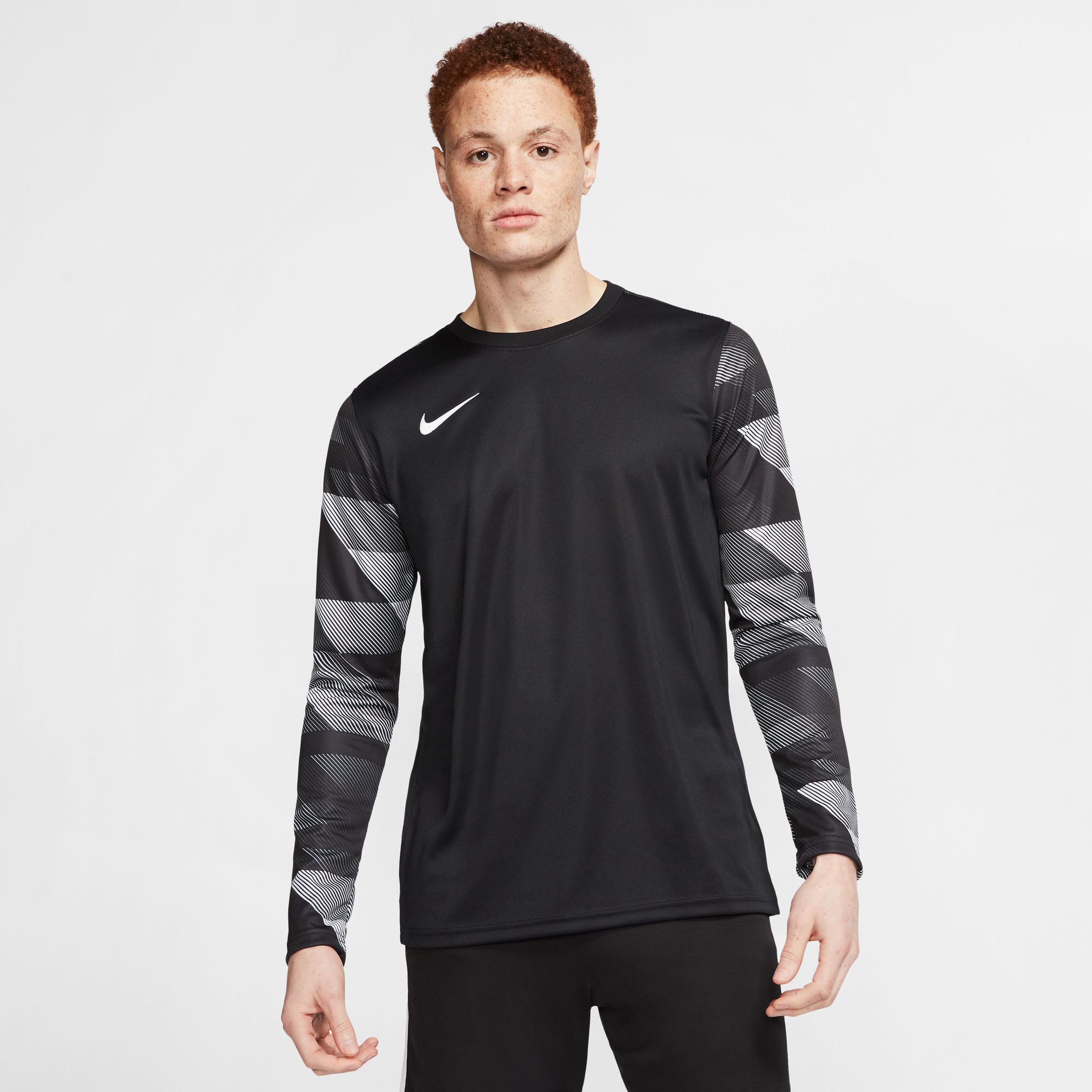 Nike Dri-Fit Park 4 Goalkeeper Jby Erkek Siyah Futbol Forması
