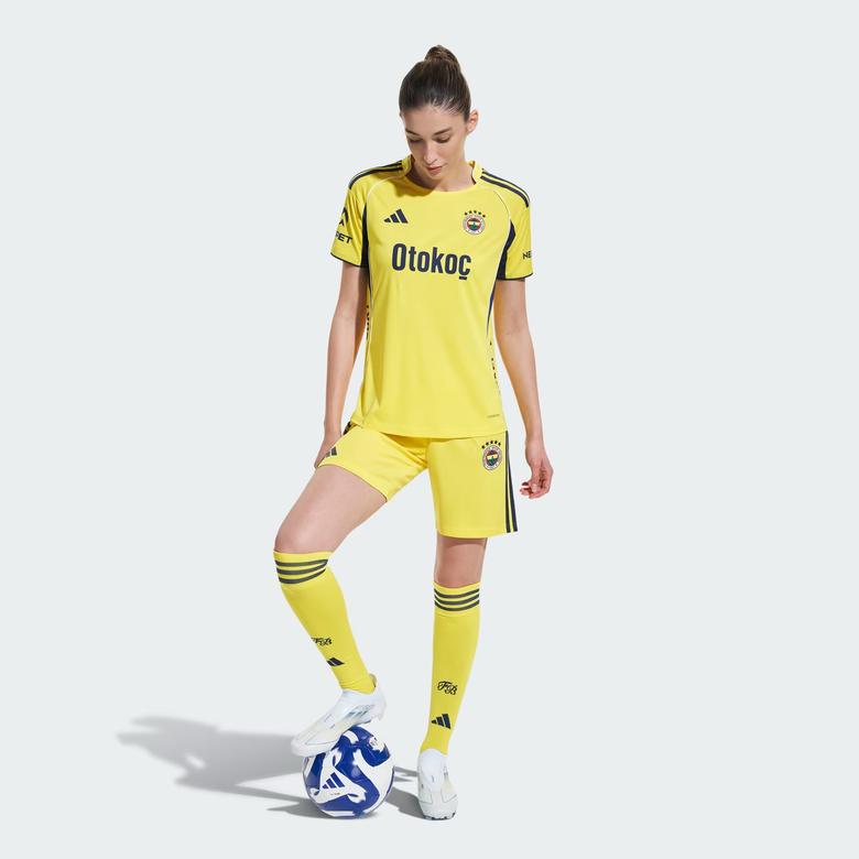 adidas Fenerbahçe 25-26 Kadın Sarı Futbol Deplasman Forması