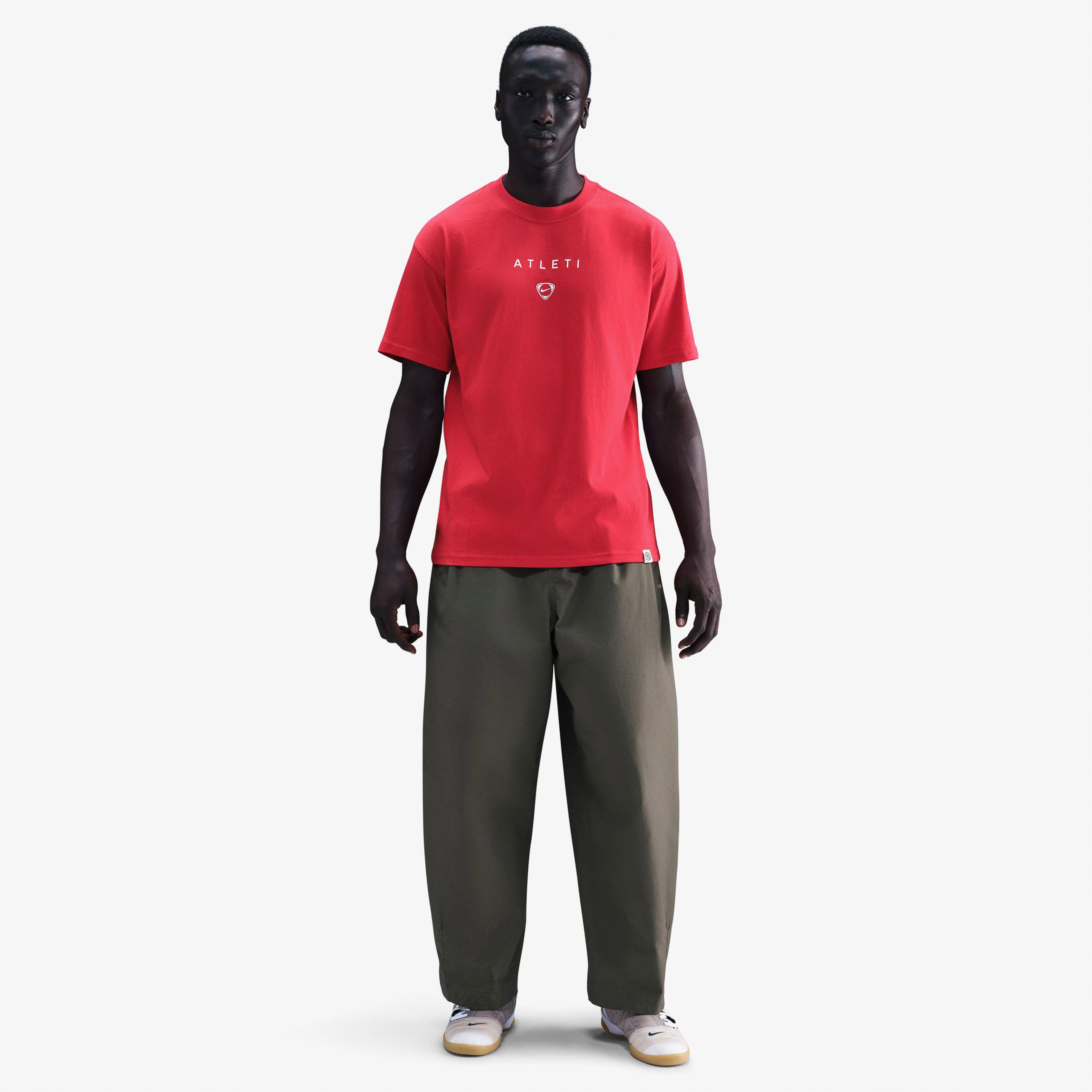 Nike Atletico Madrid Total 90 Erkek Kırmızı Futbol T-Shirt