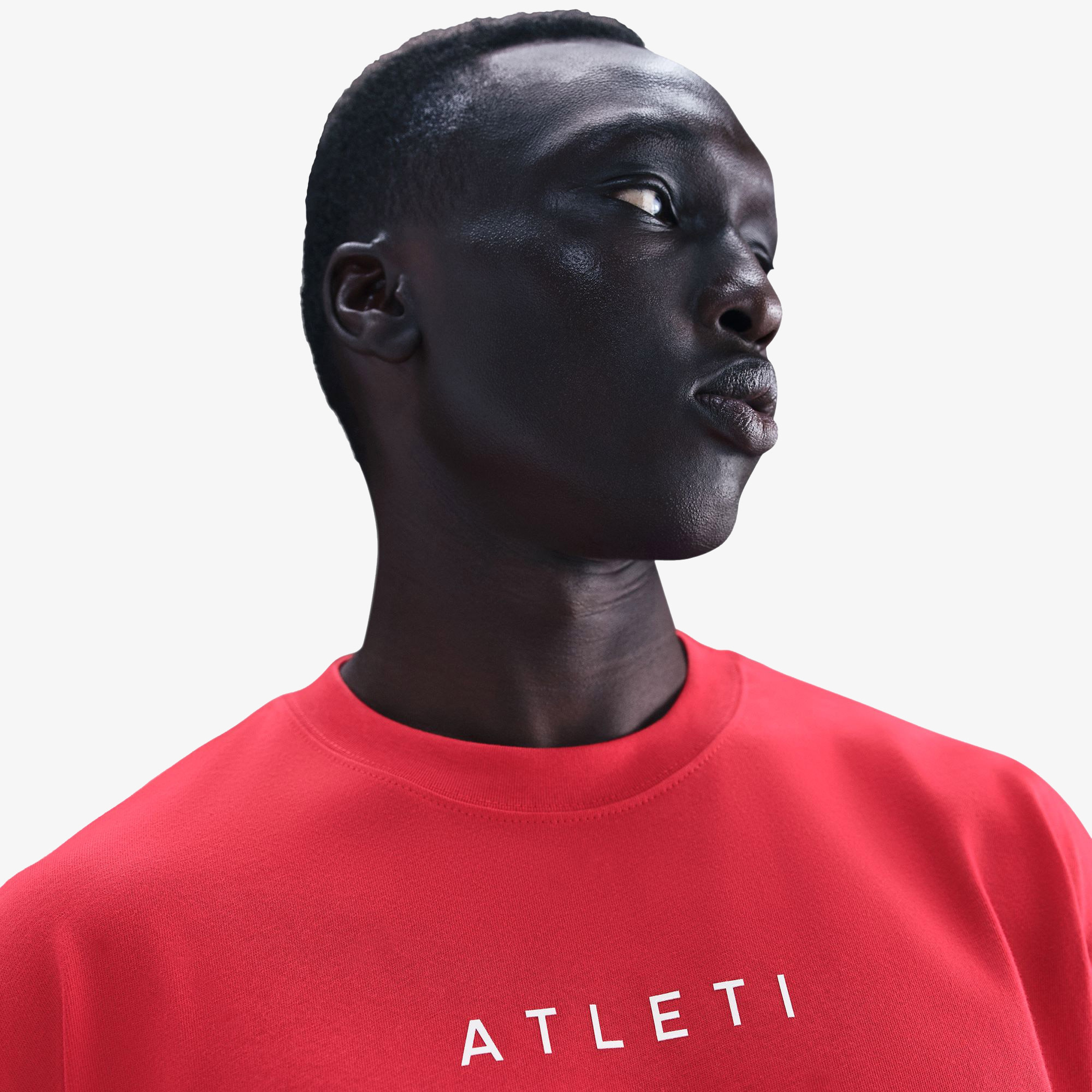 Nike Atletico Madrid Total 90 Erkek Kırmızı Futbol T-Shirt