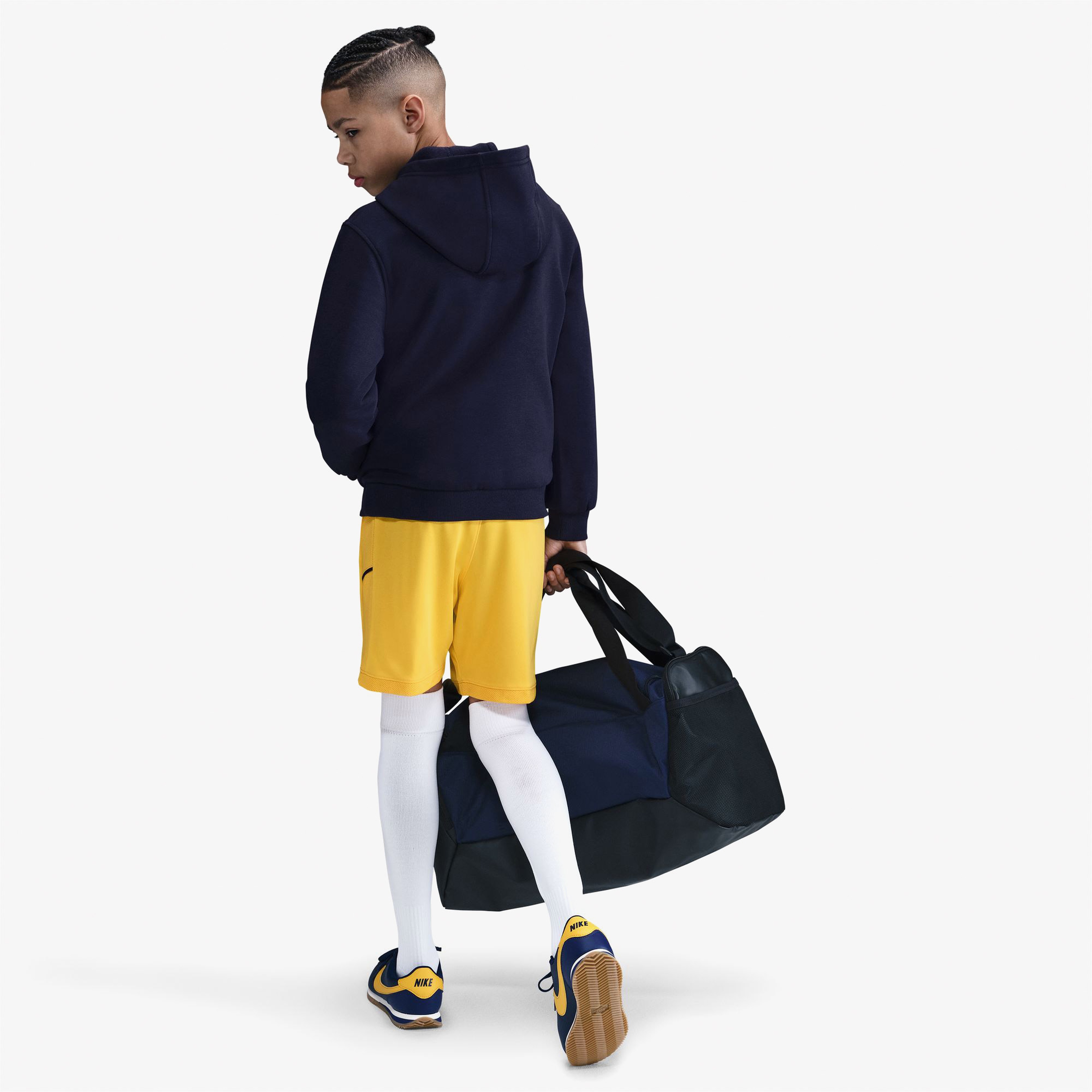 Nike Erling Haaland Club Fleece Çocuk Lacivert Futbol Sweatshirt