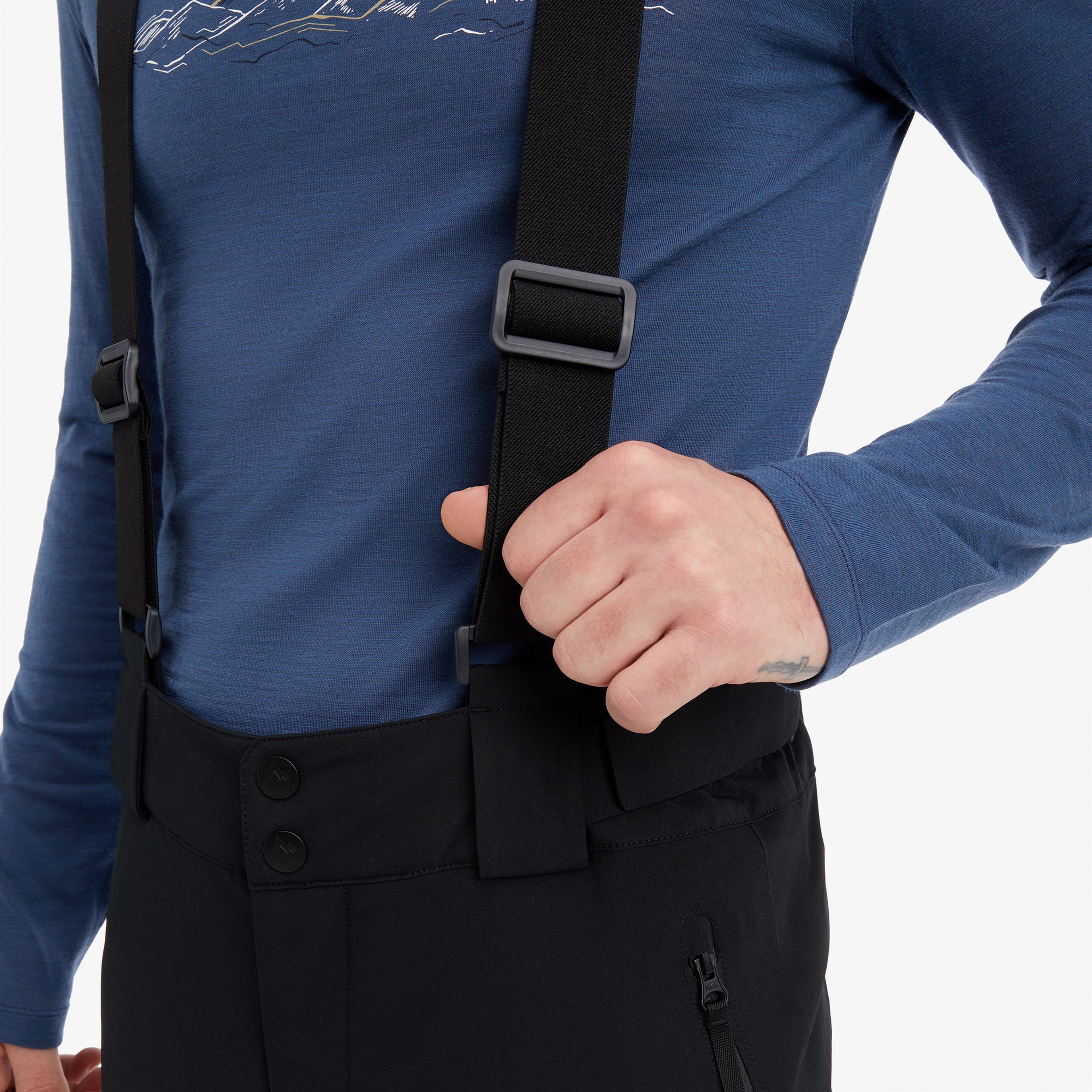 Mc Kinley Dave II Erkek Siyah Kayak Pantolonu