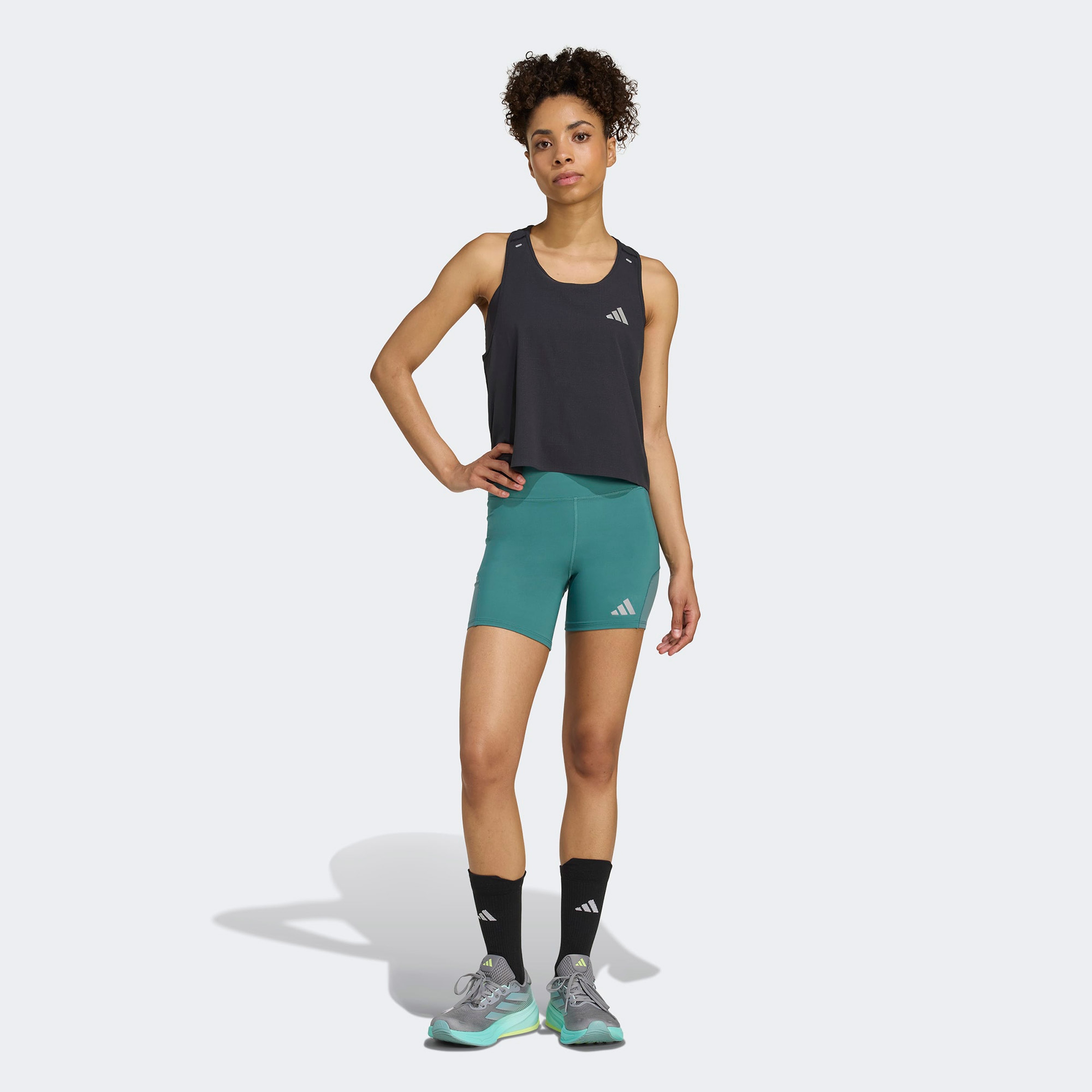 adidas Adi365 Running Climacool+ Kadın Yeşil Koşu Taytı