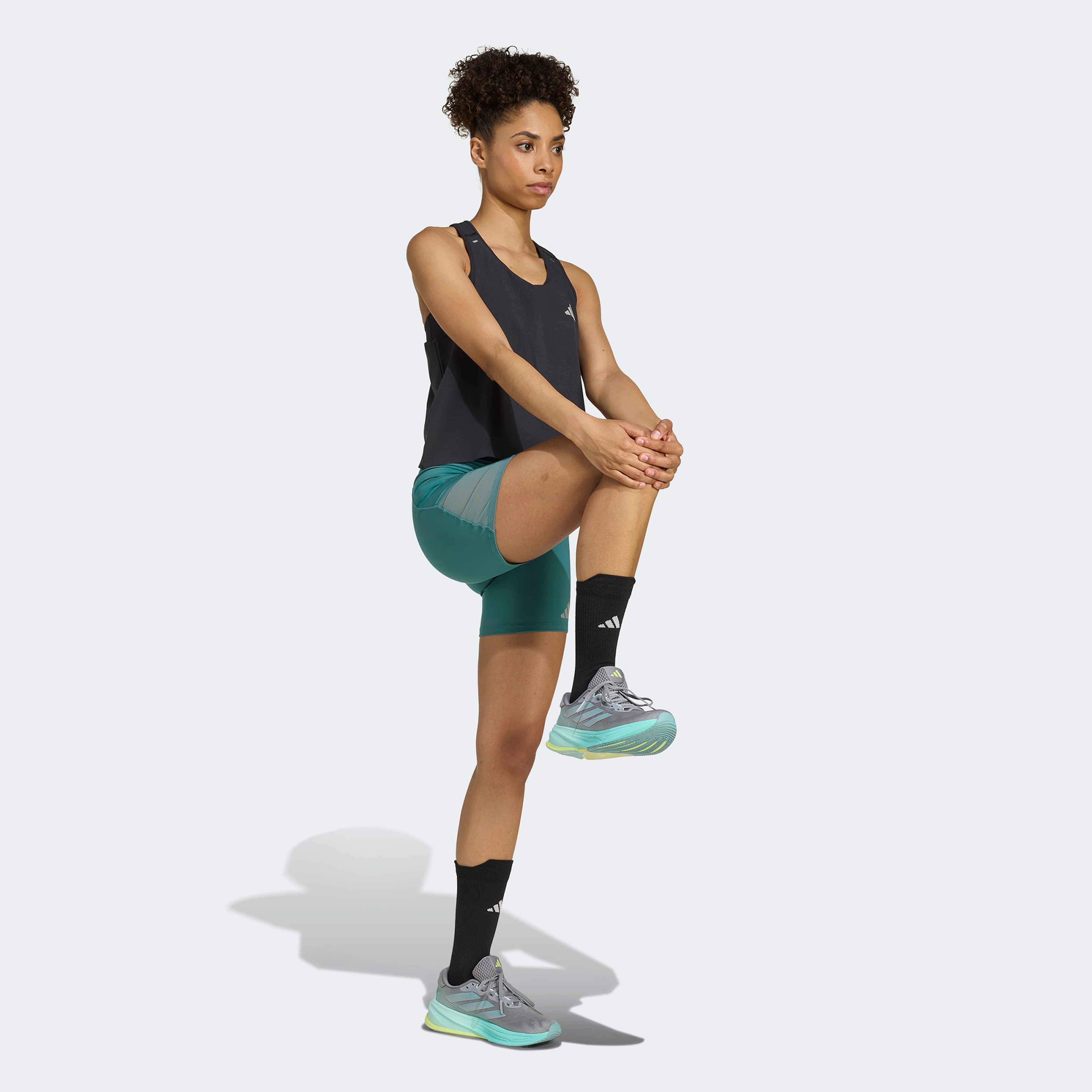 adidas Adi365 Running Climacool+ Kadın Yeşil Koşu Taytı