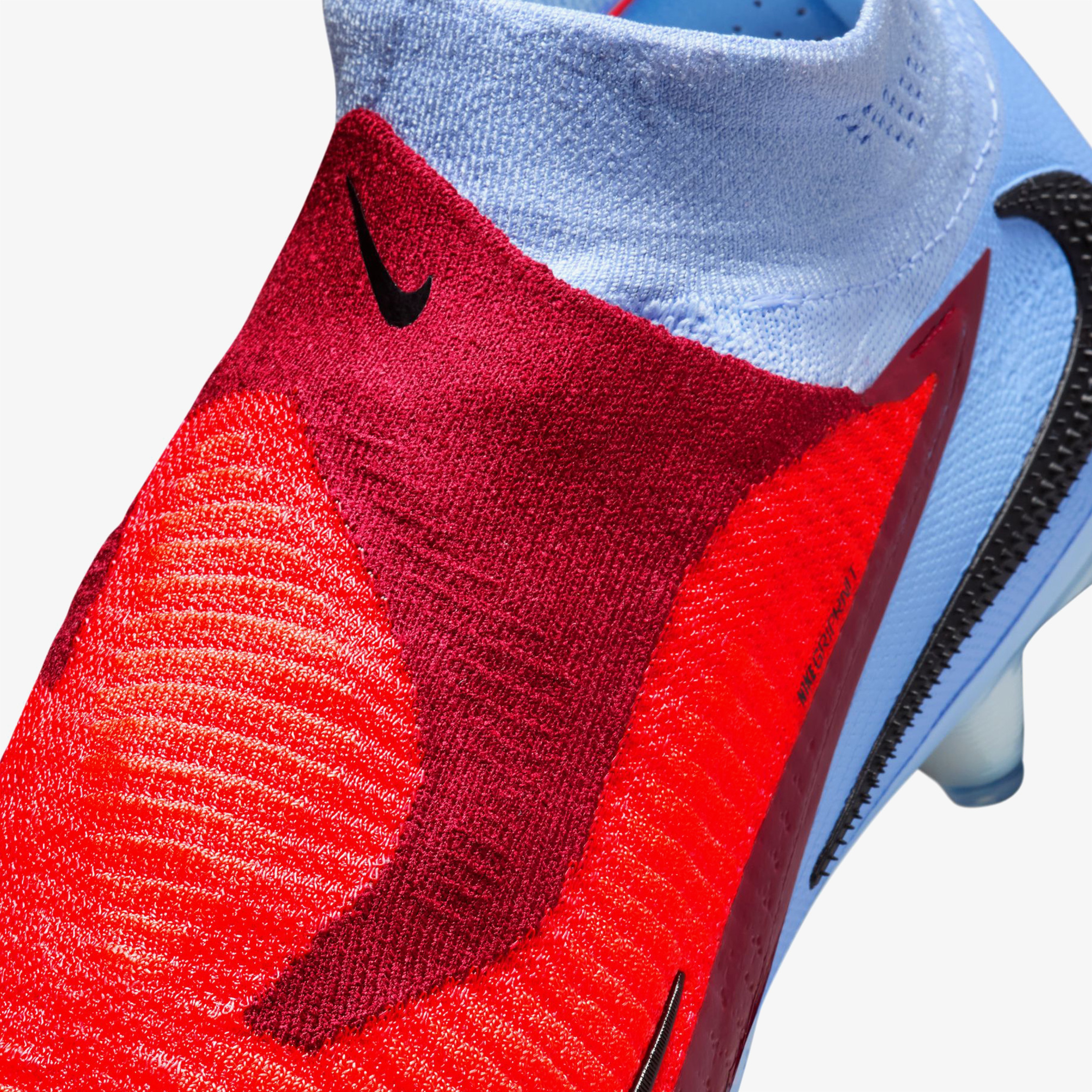 Nike Phantom 6 High Elite Erkek Mavi Çim Saha Kramponu