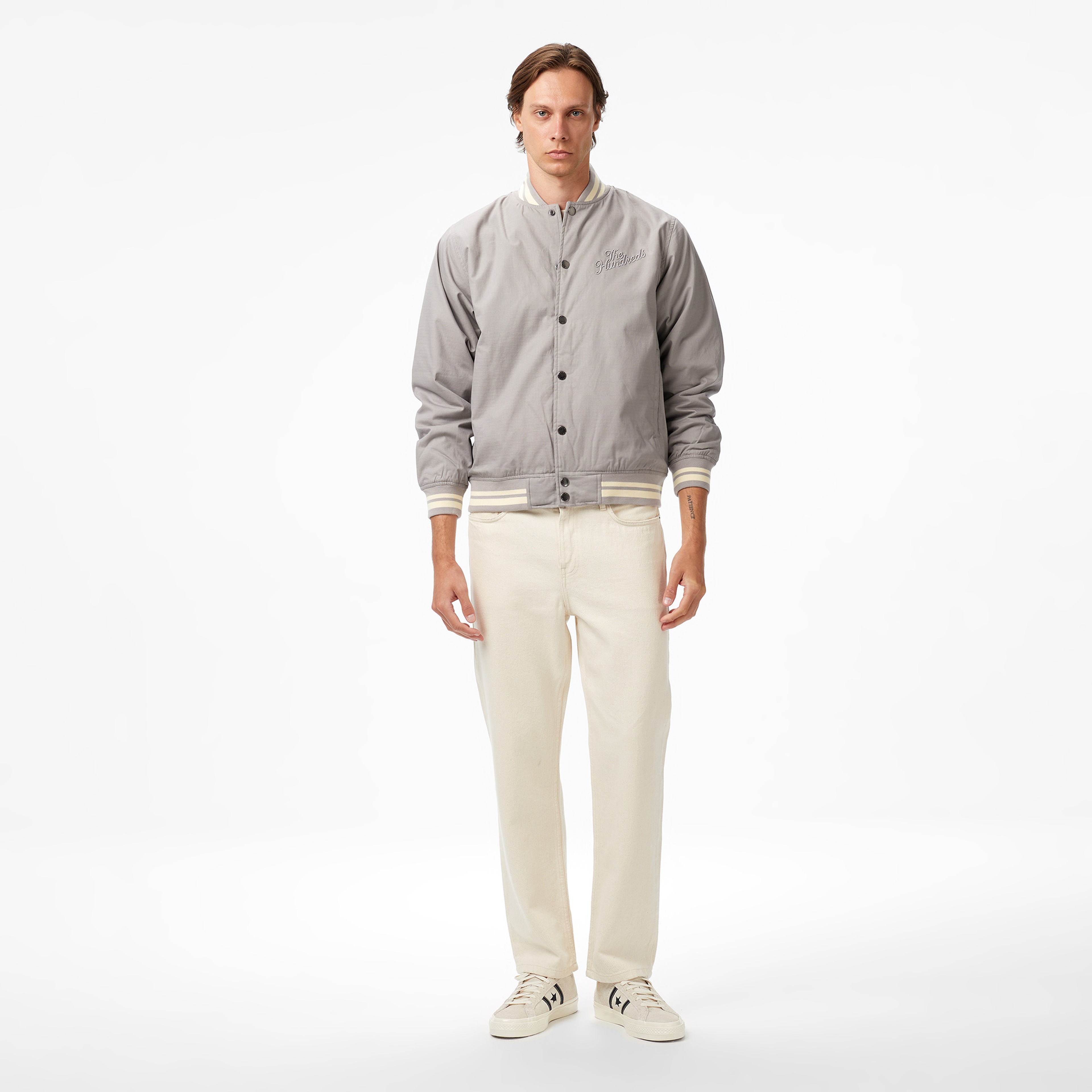 The Hundreds Slant Sports Erkek Gri Ceket